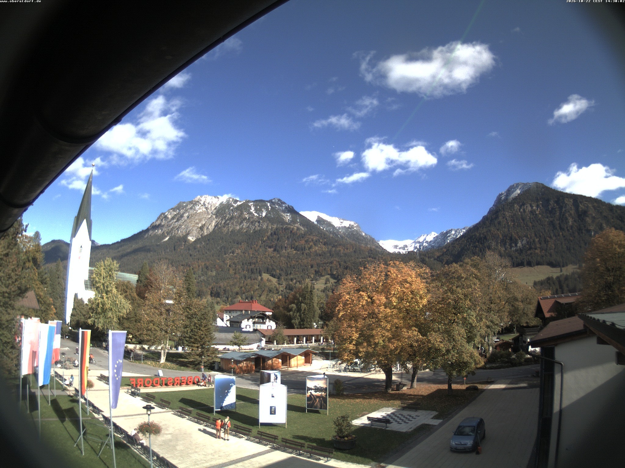 Archived image Webcam St. John's Church Oberstdorf
