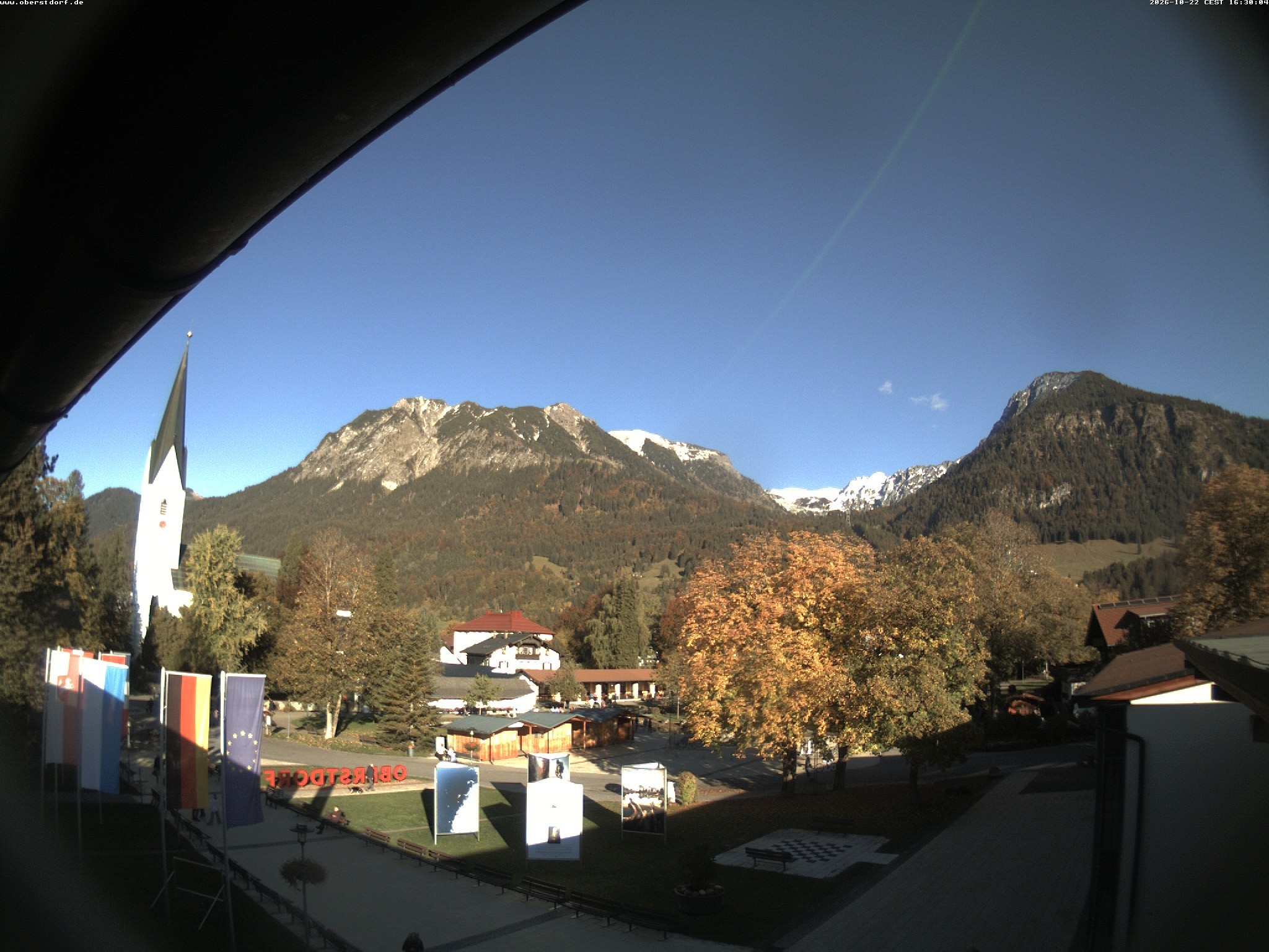 Archived image Webcam St. John's Church Oberstdorf