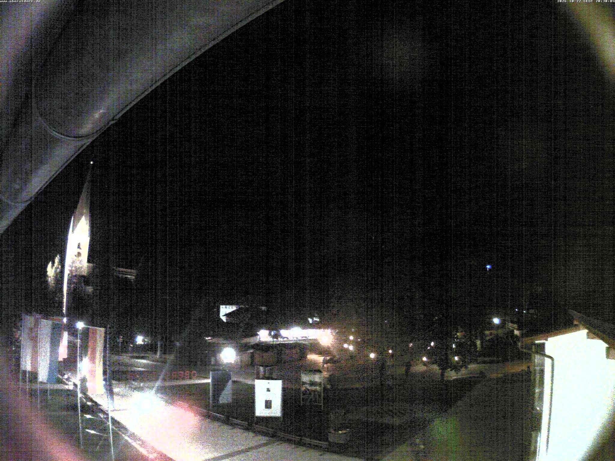 Archived image Webcam St. John's Church Oberstdorf