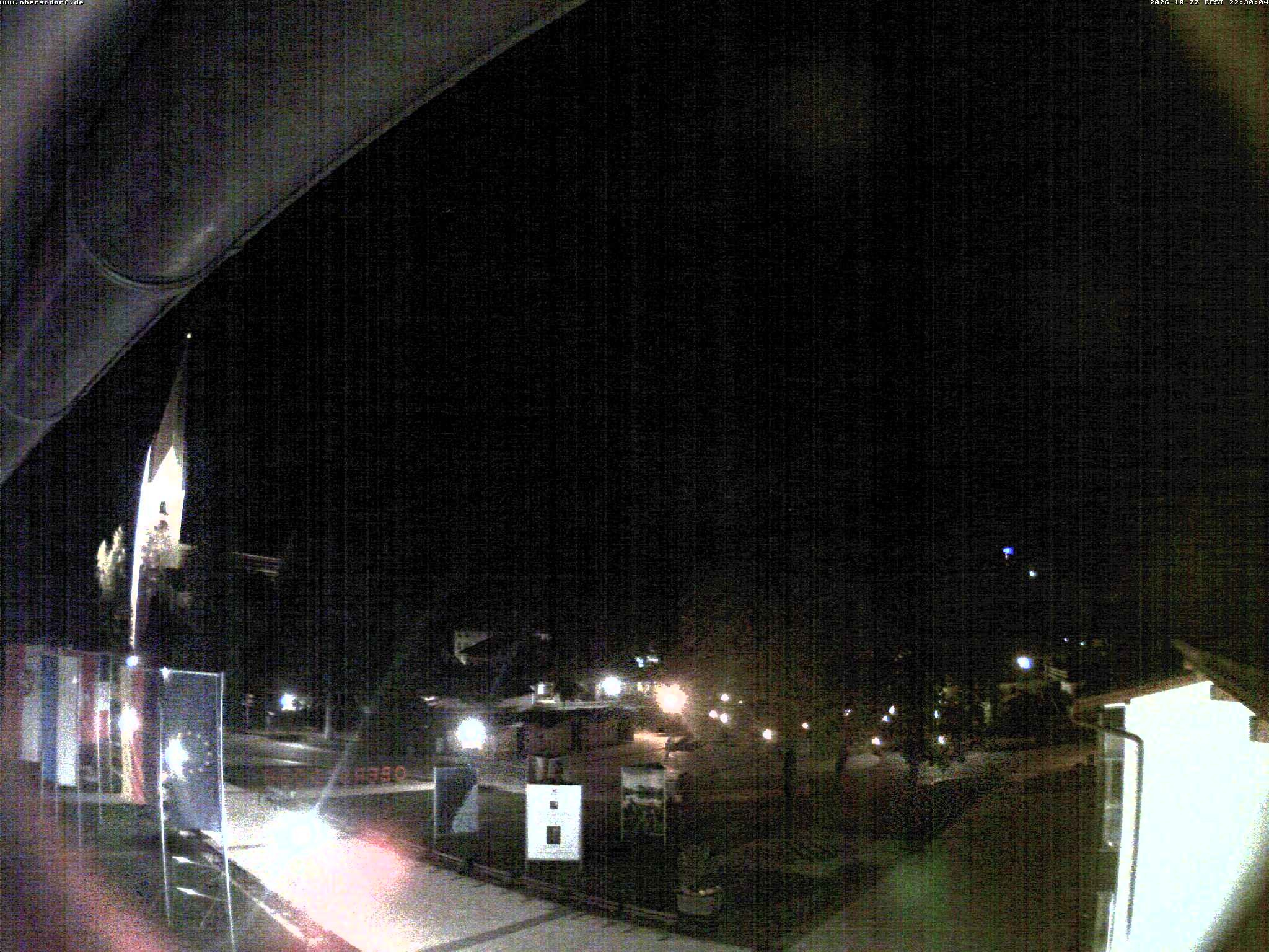 Archived image Webcam St. John's Church Oberstdorf