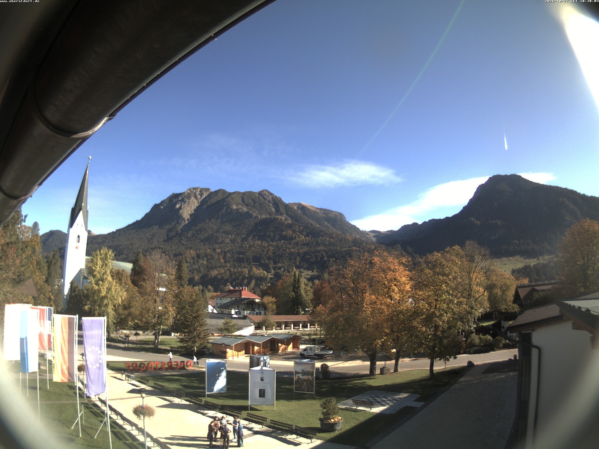Archived image Webcam St. John's Church Oberstdorf