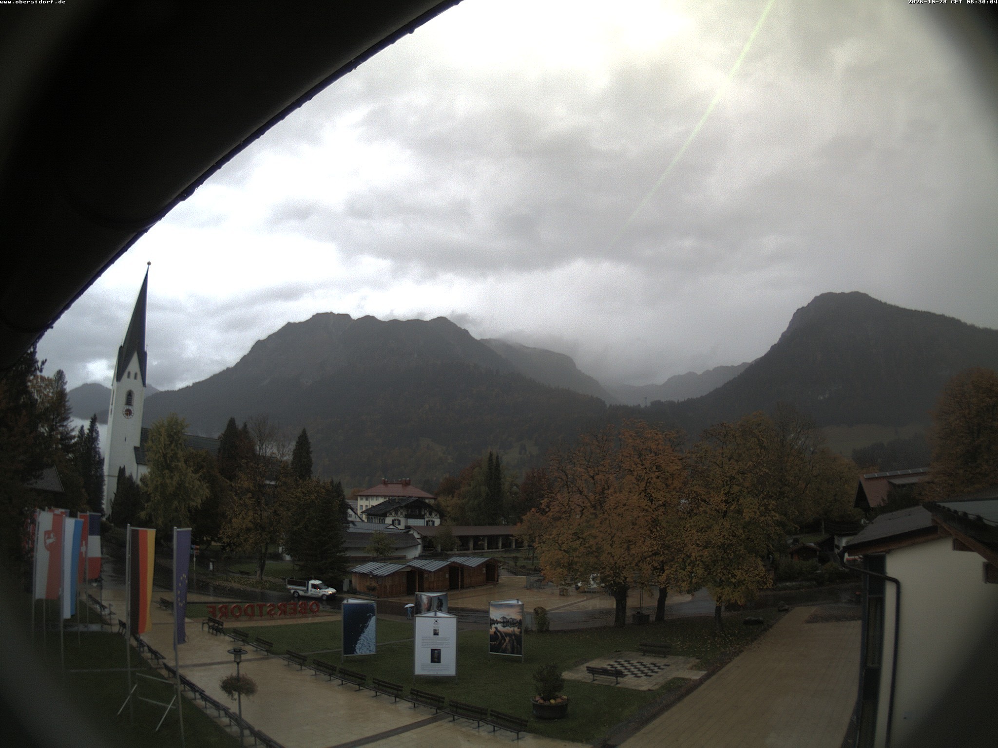 Archiv Foto Webcam Kurpark Oberstdorf