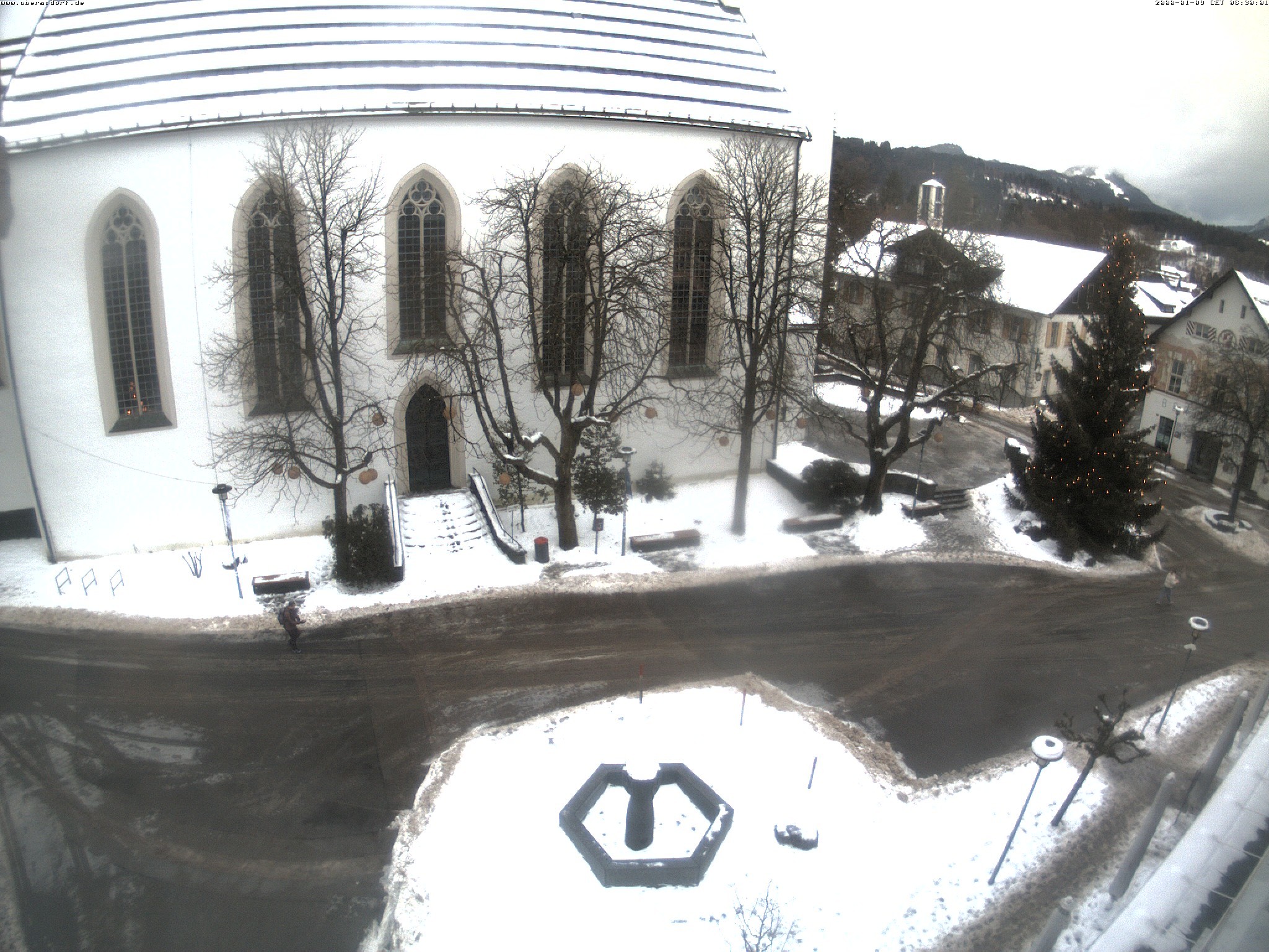 Archiv Foto Webcam Oberstdorf Markplatz