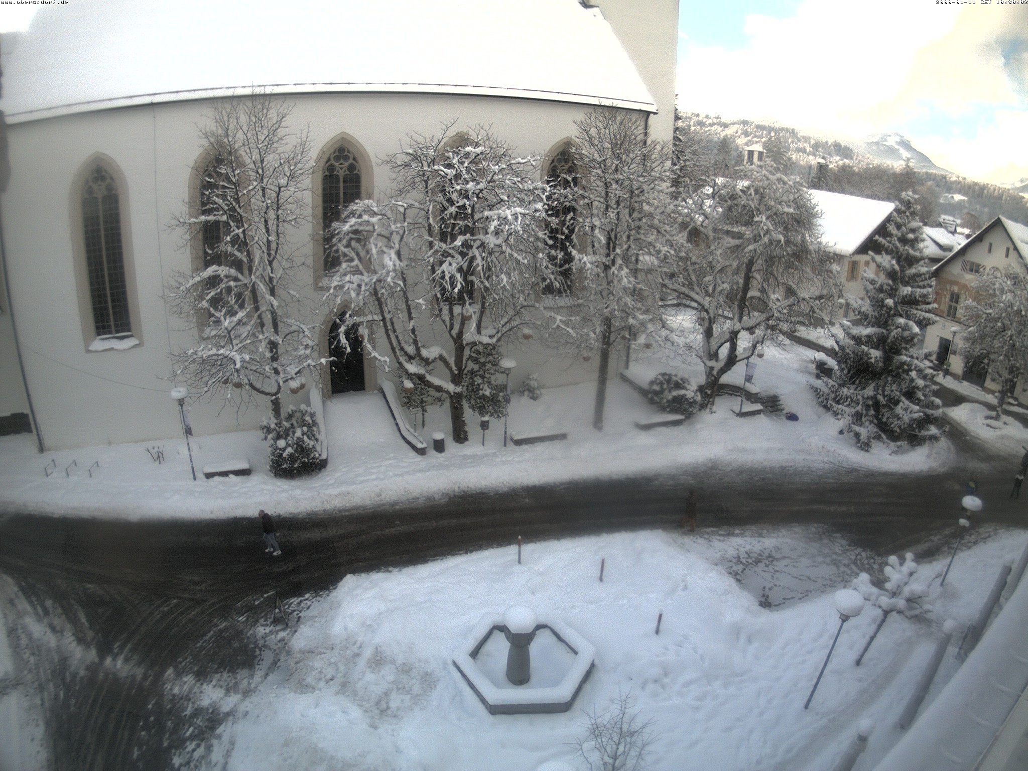 Archiv Foto Webcam Oberstdorf Markplatz