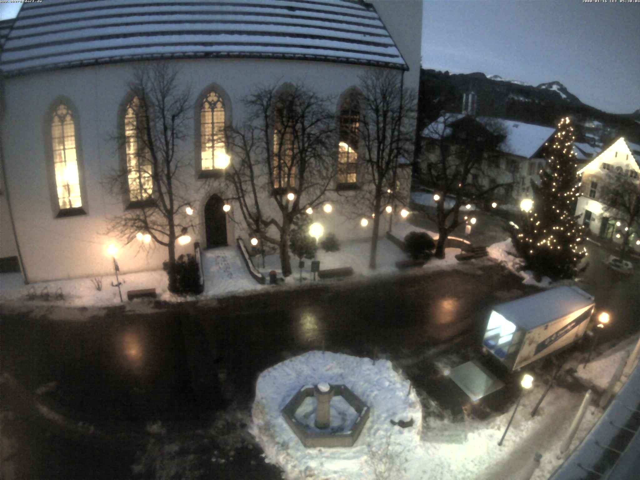 Archiv Foto Webcam Oberstdorf Markplatz