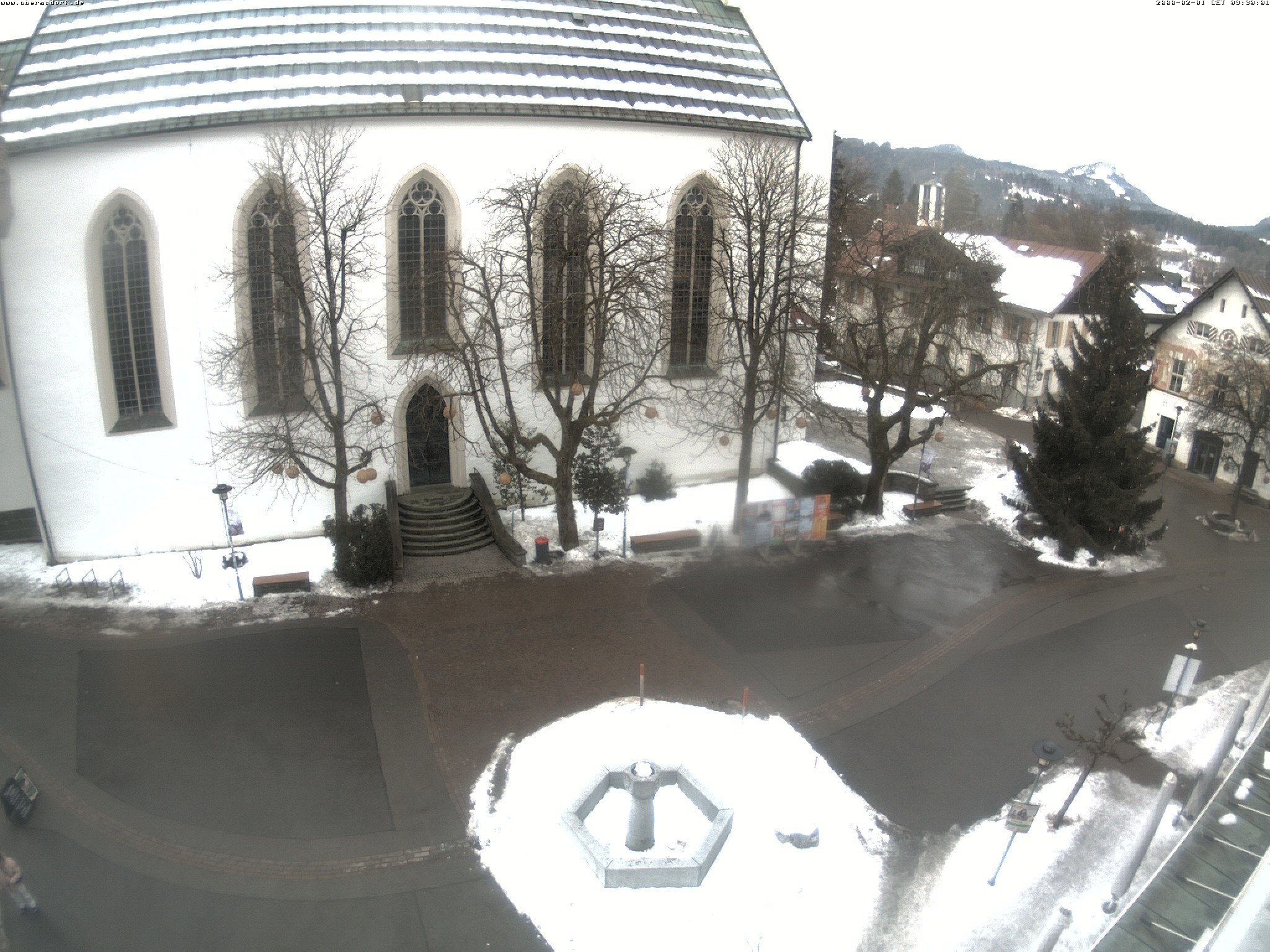 Archiv Foto Webcam Oberstdorf Markplatz