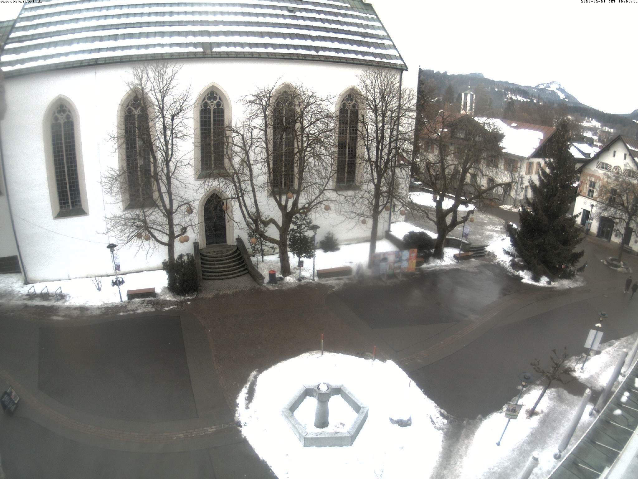 Archiv Foto Webcam Oberstdorf Markplatz