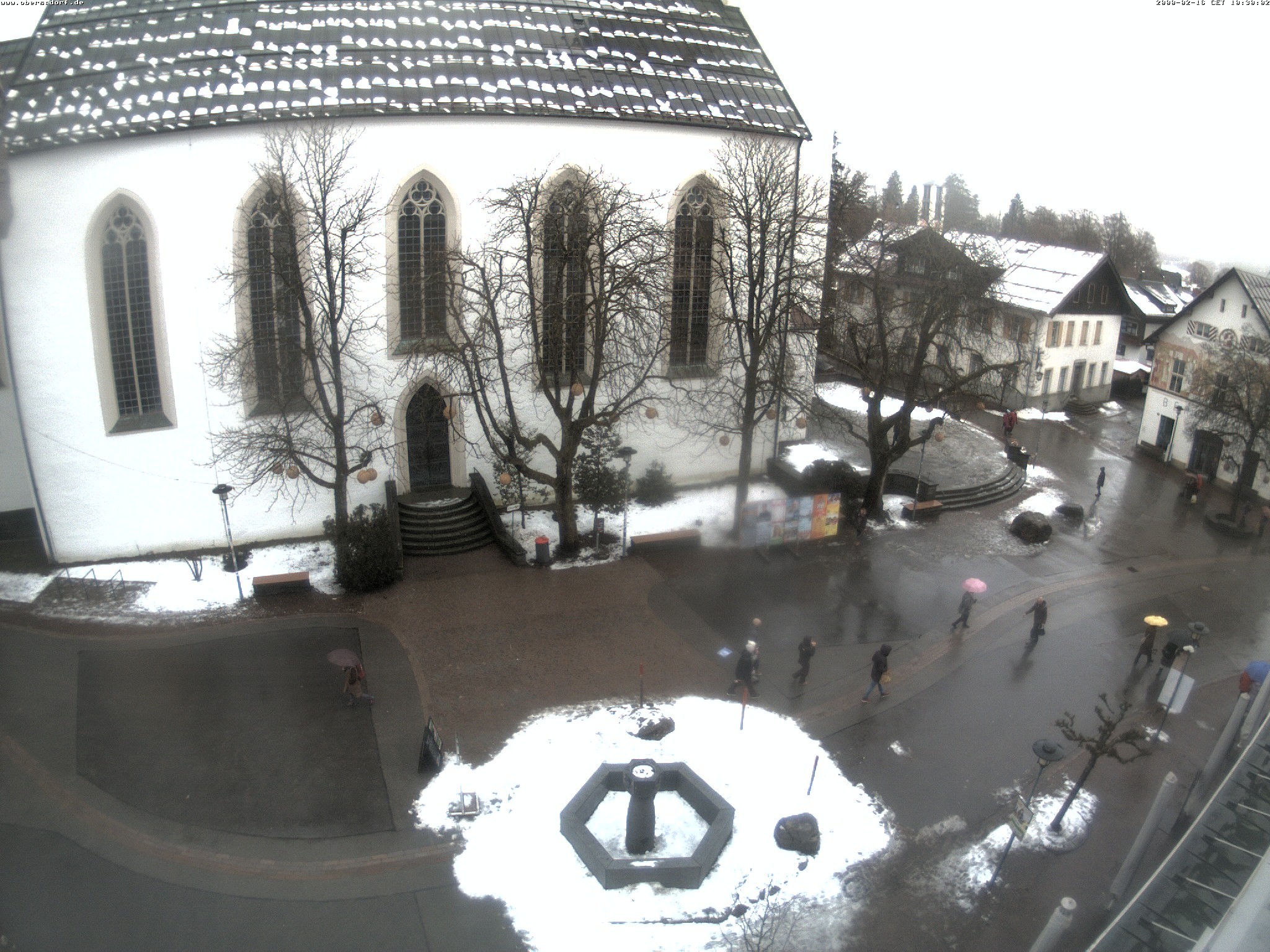 Archiv Foto Webcam Oberstdorf Markplatz