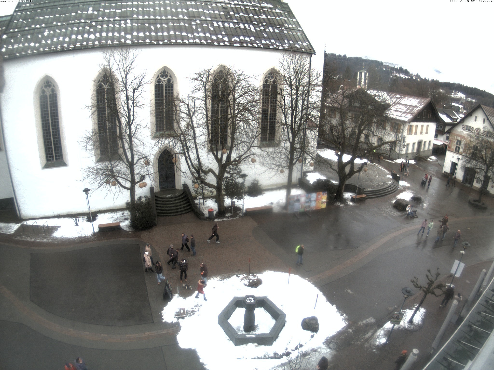 Archiv Foto Webcam Oberstdorf Markplatz