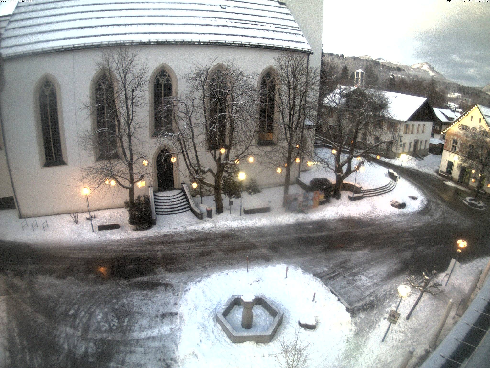 Archiv Foto Webcam Oberstdorf Markplatz