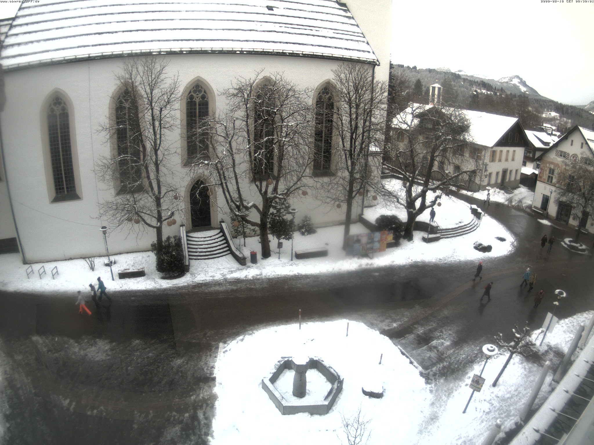 Archiv Foto Webcam Oberstdorf Markplatz