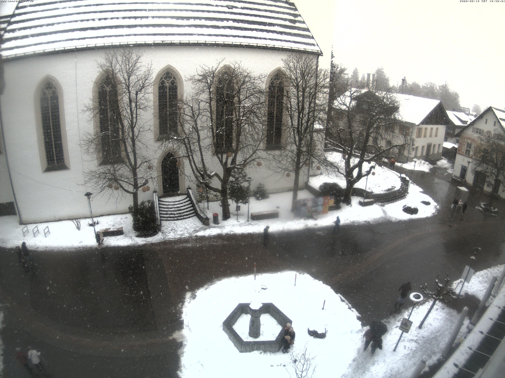 Archiv Foto Webcam Oberstdorf Markplatz