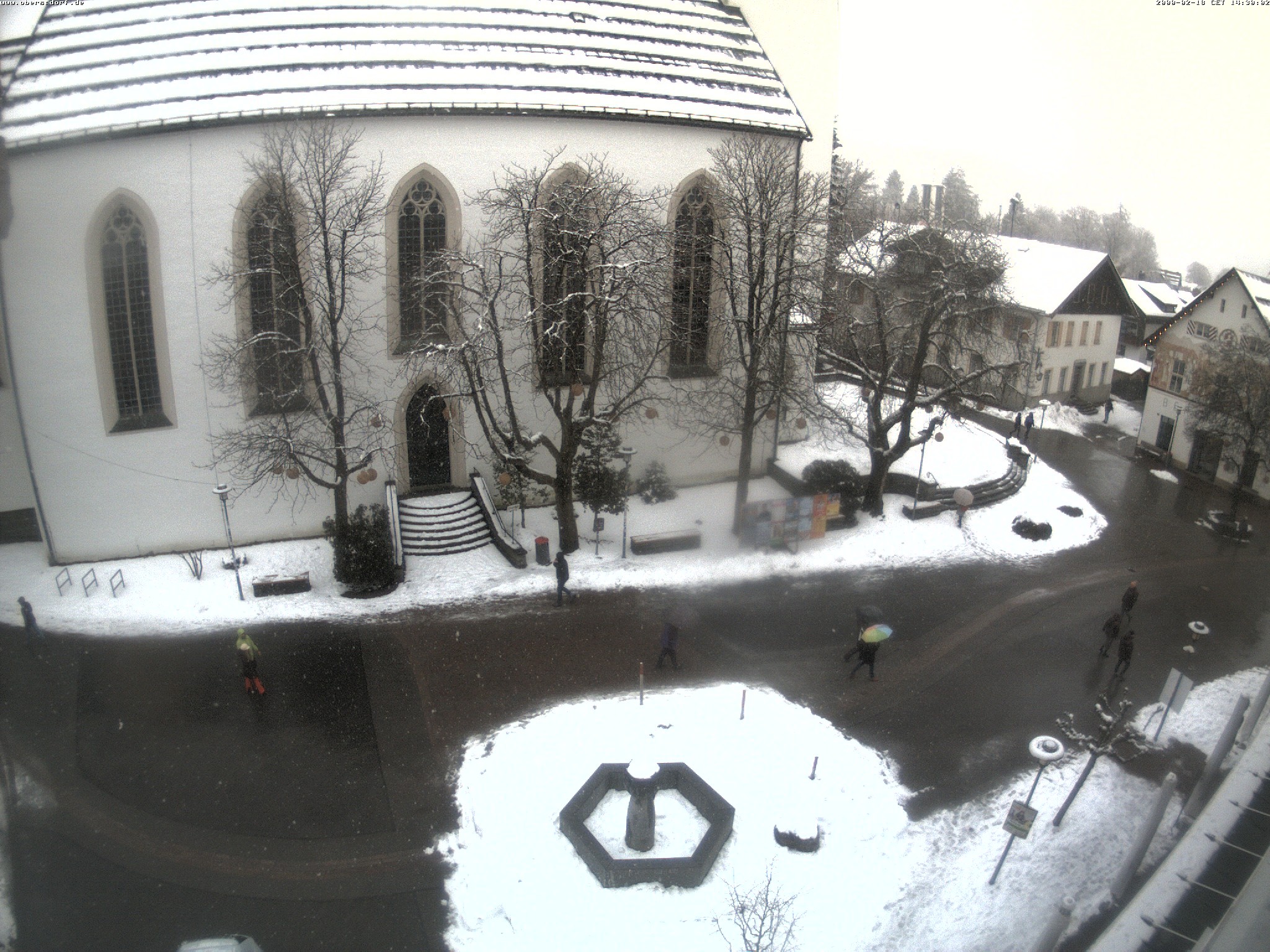 Archiv Foto Webcam Oberstdorf Markplatz