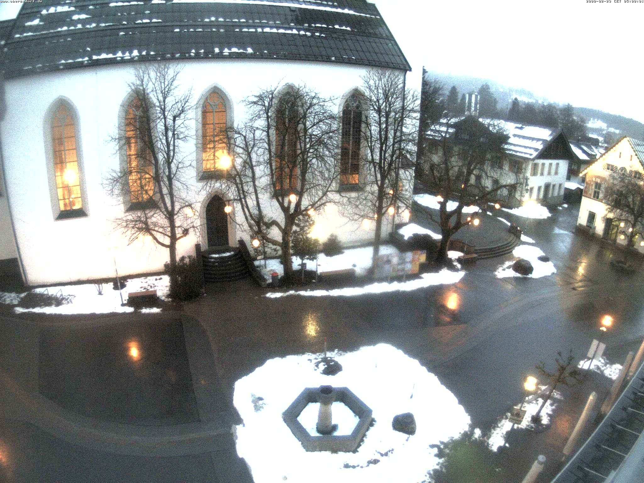 Archiv Foto Webcam Oberstdorf Markplatz