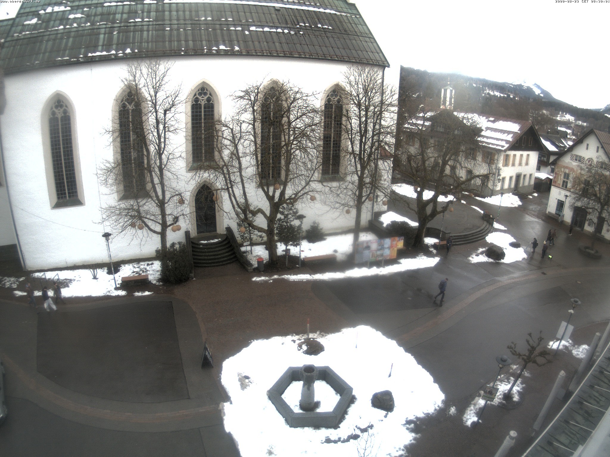 Archiv Foto Webcam Oberstdorf Markplatz