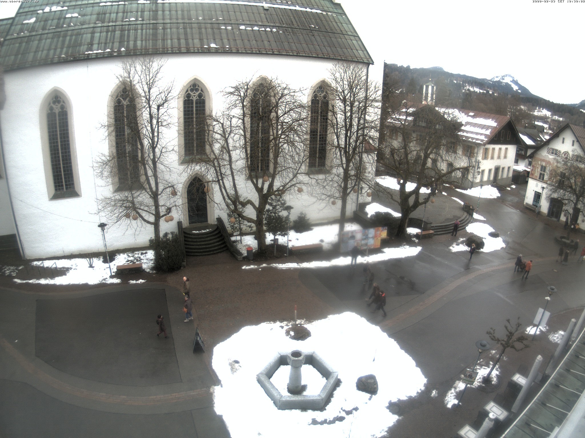 Archiv Foto Webcam Oberstdorf Markplatz
