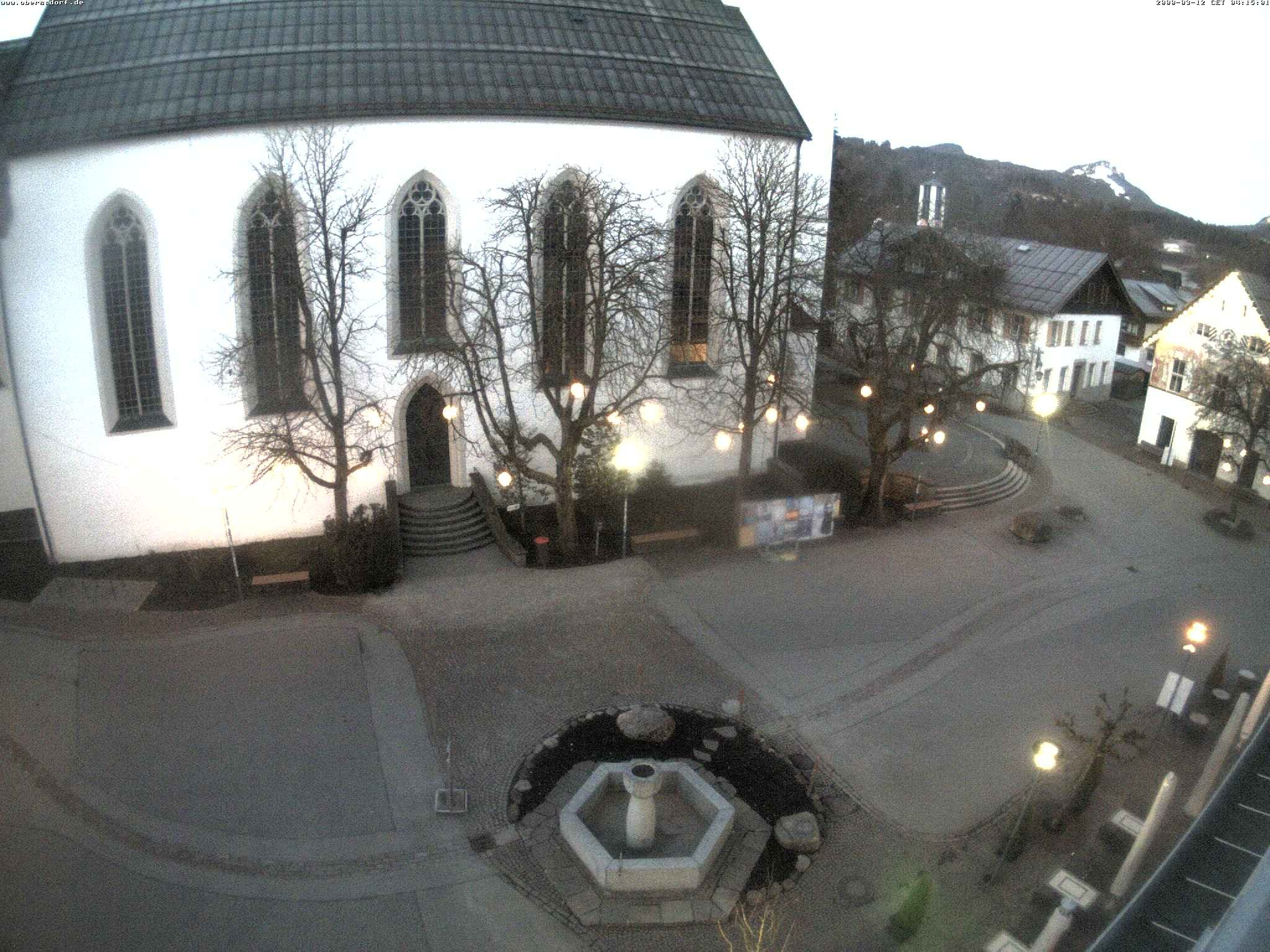 Archiv Foto Webcam Oberstdorf Markplatz