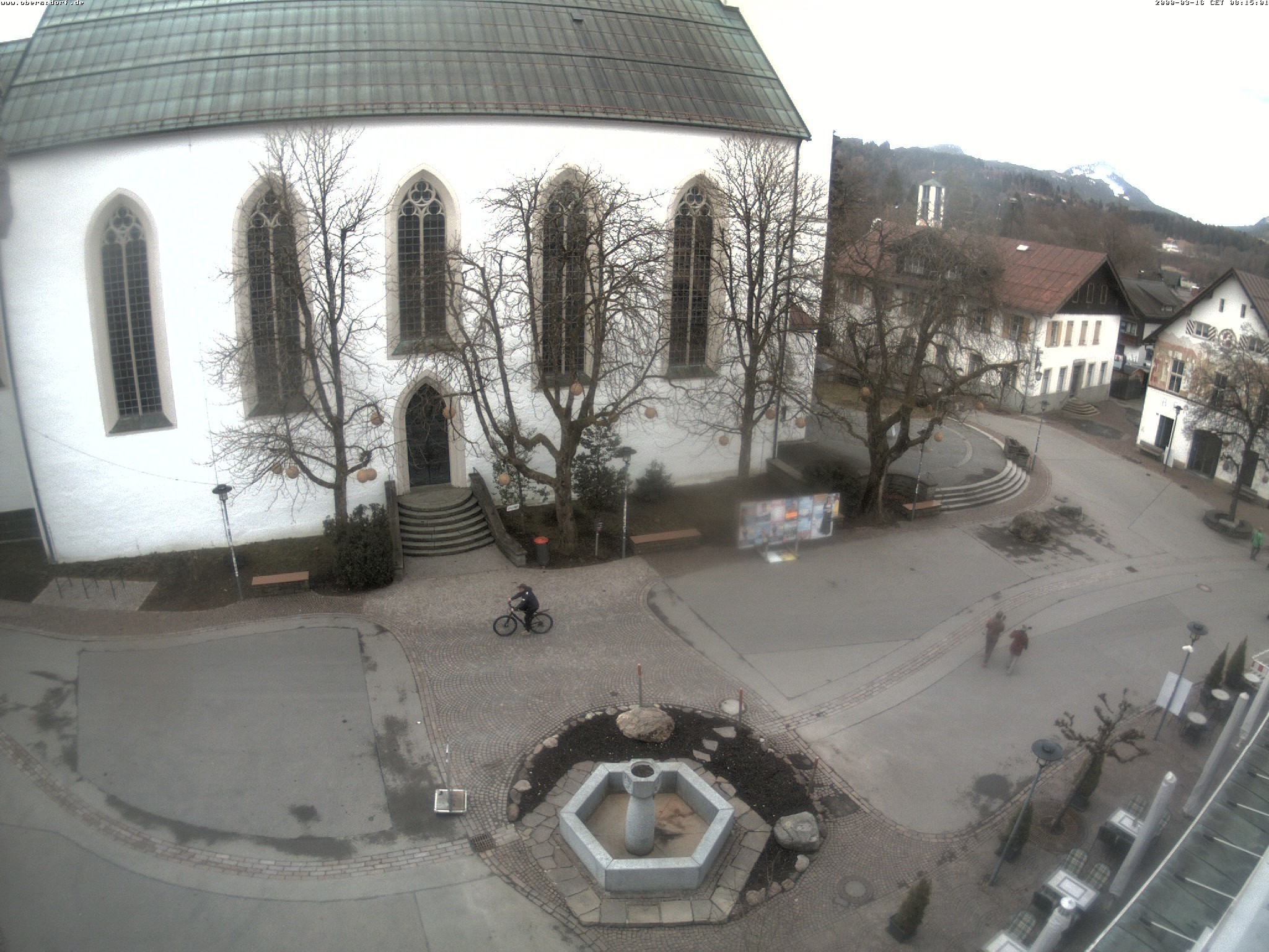 Archiv Foto Webcam Oberstdorf Markplatz