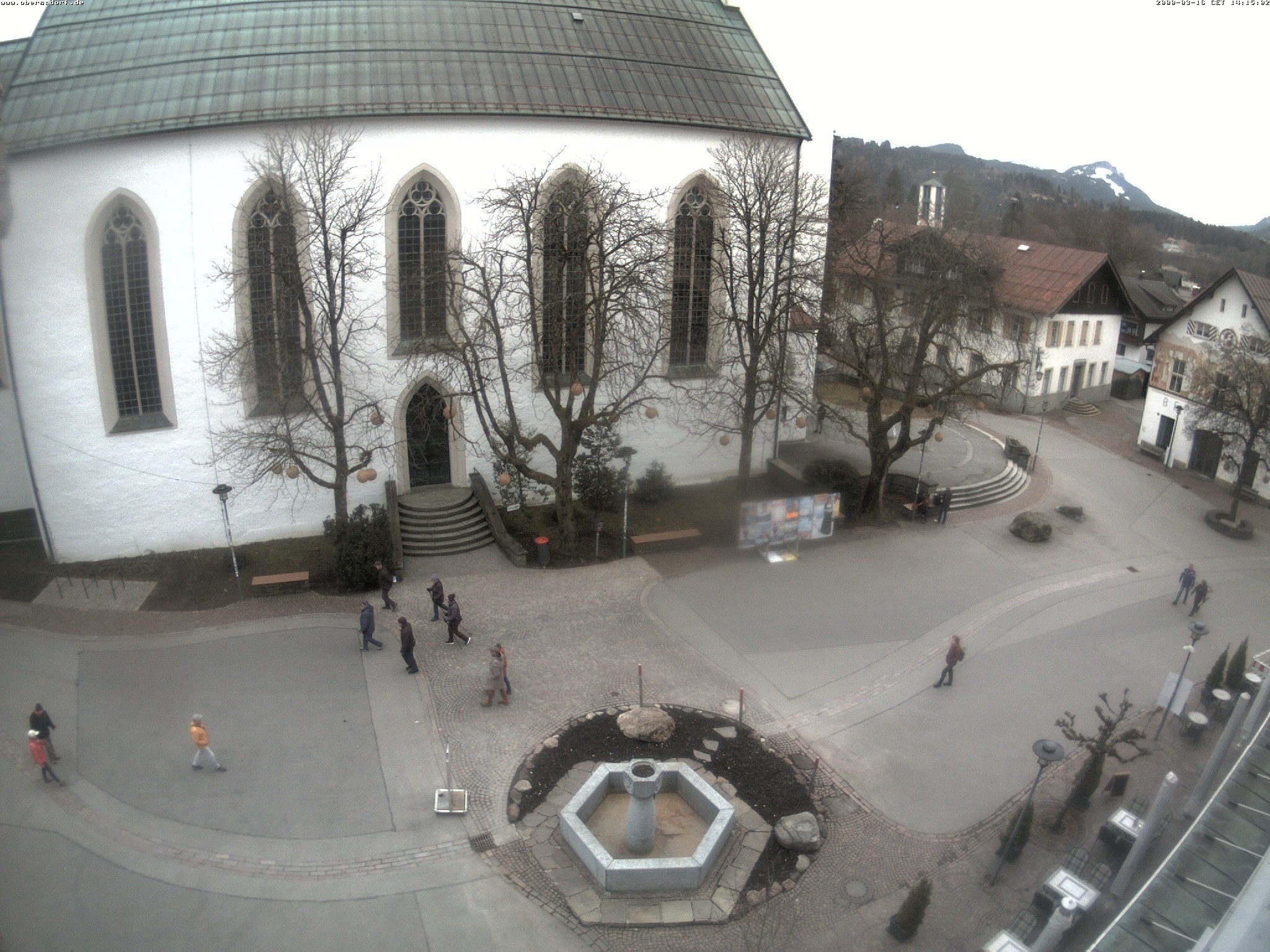 Archived image Webcam Oberstdorf Town Square