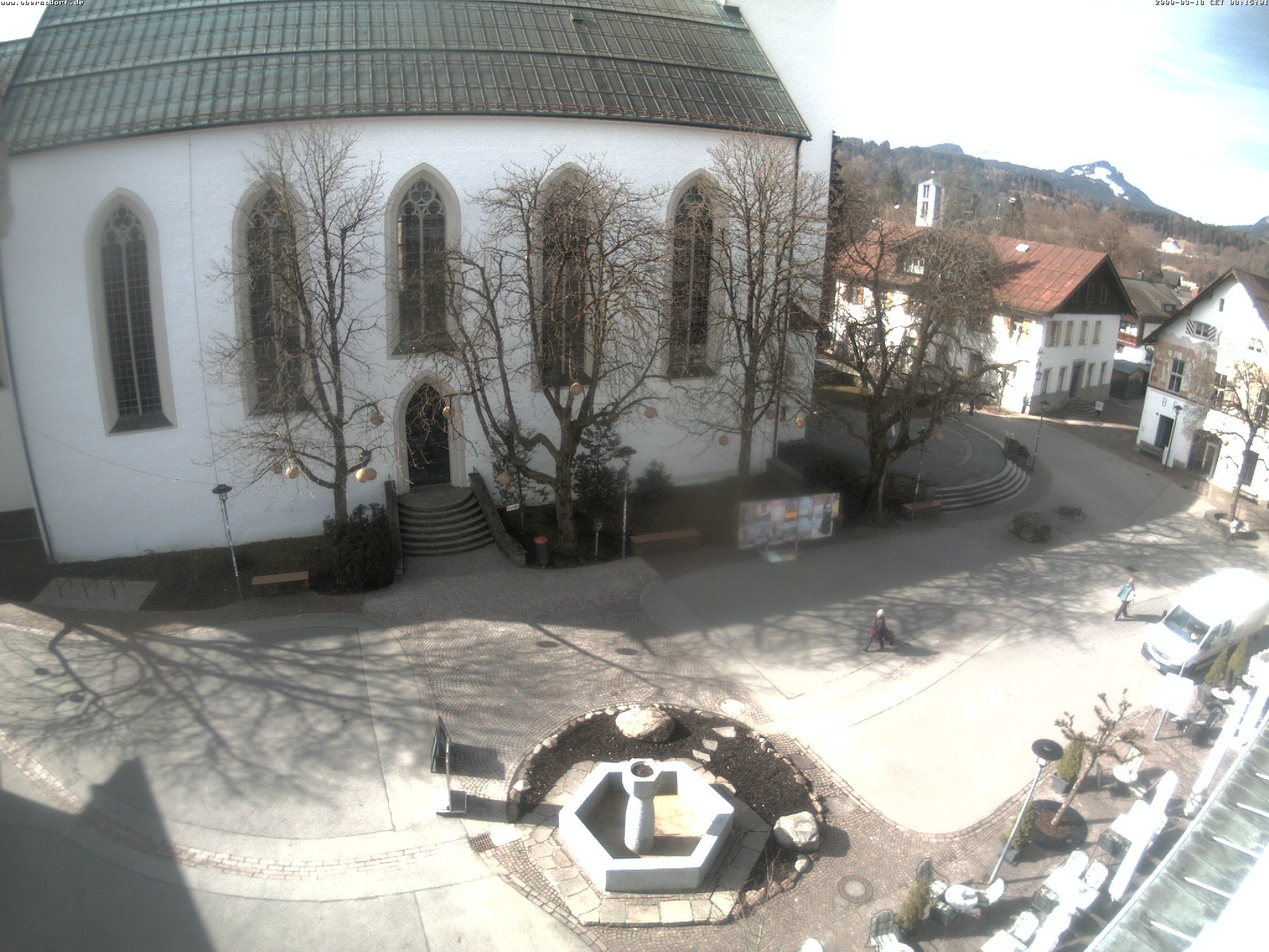 Archiv Foto Webcam Oberstdorf Markplatz