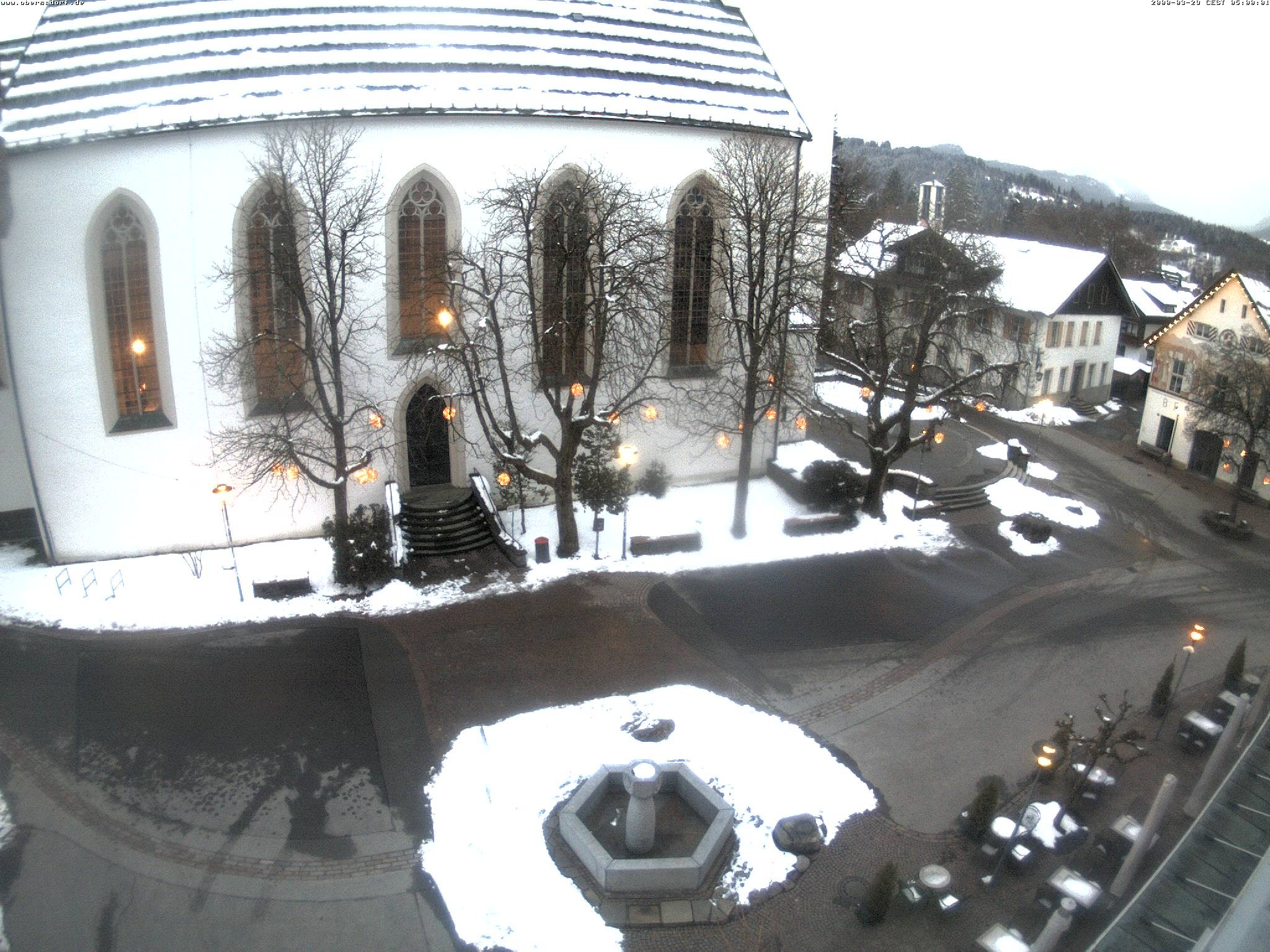 Archiv Foto Webcam Oberstdorf Markplatz