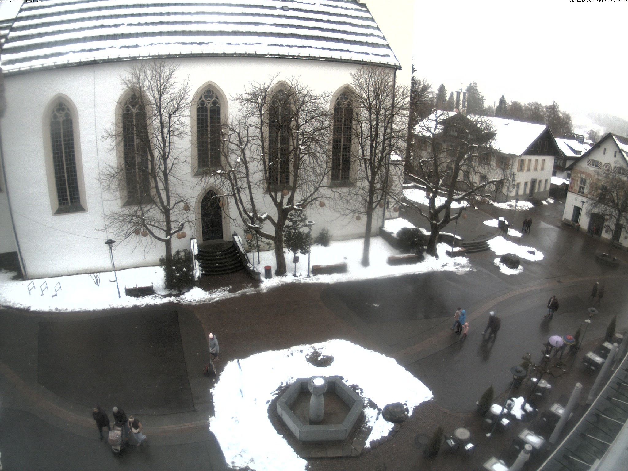 Archiv Foto Webcam Oberstdorf Markplatz