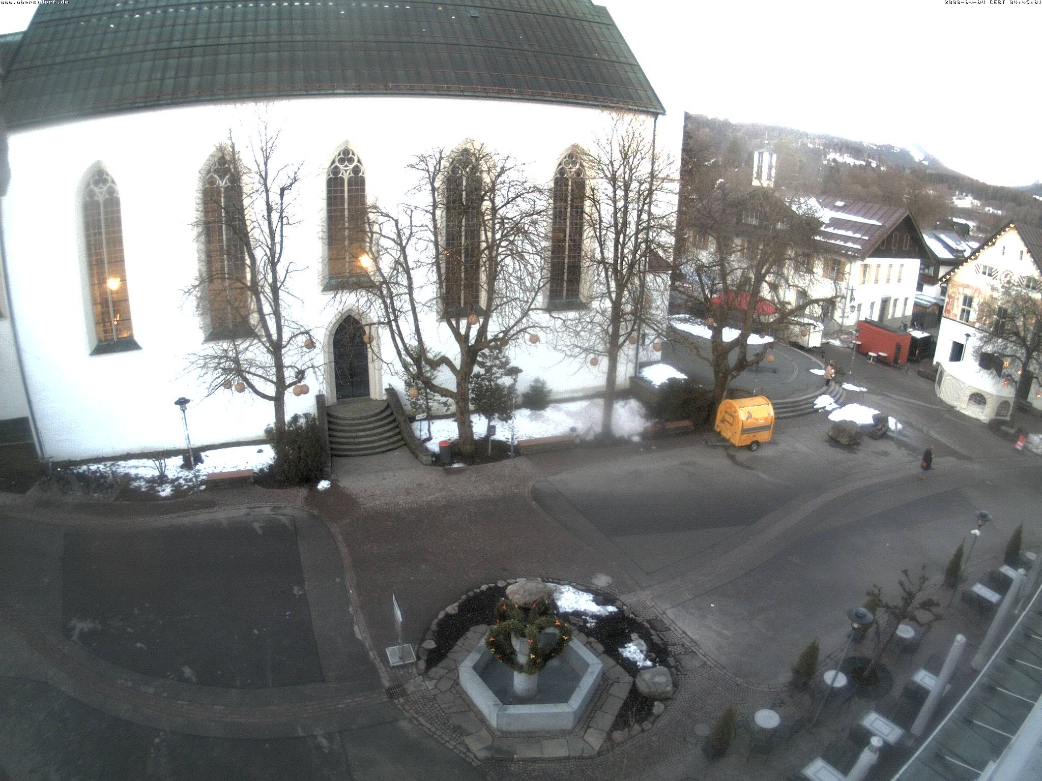 Archiv Foto Webcam Oberstdorf Markplatz