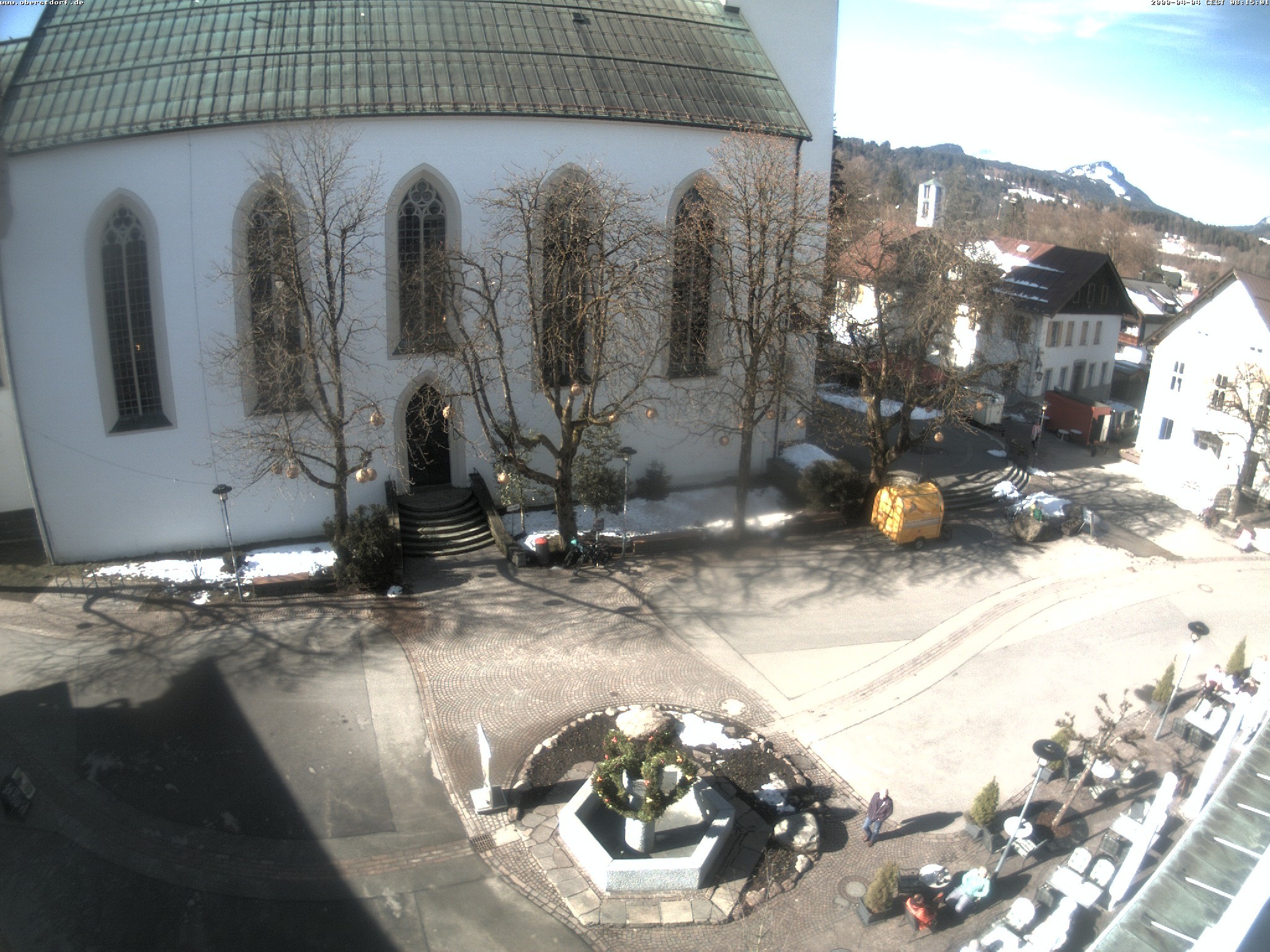 Archiv Foto Webcam Oberstdorf Markplatz