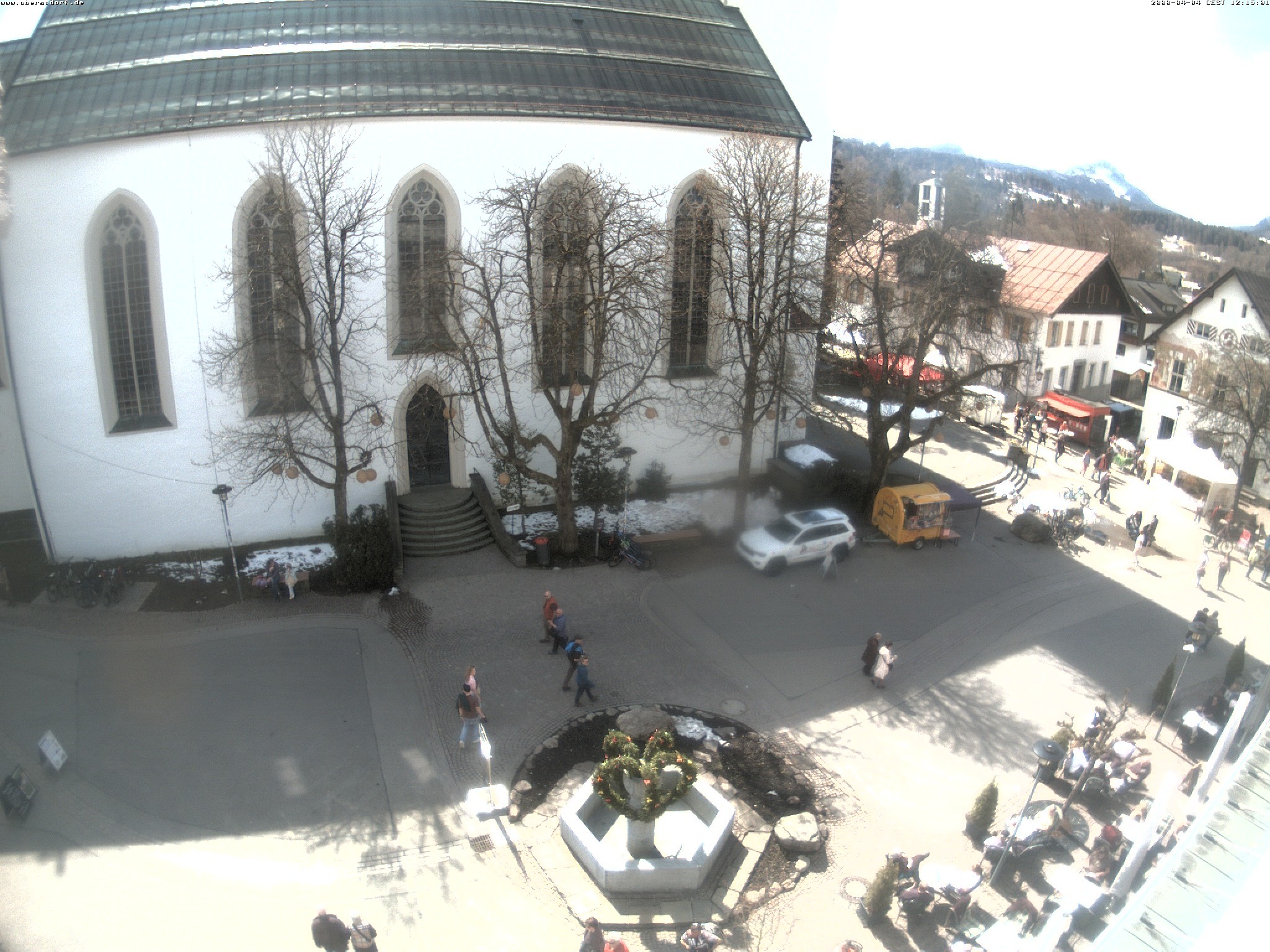 Archiv Foto Webcam Oberstdorf Markplatz