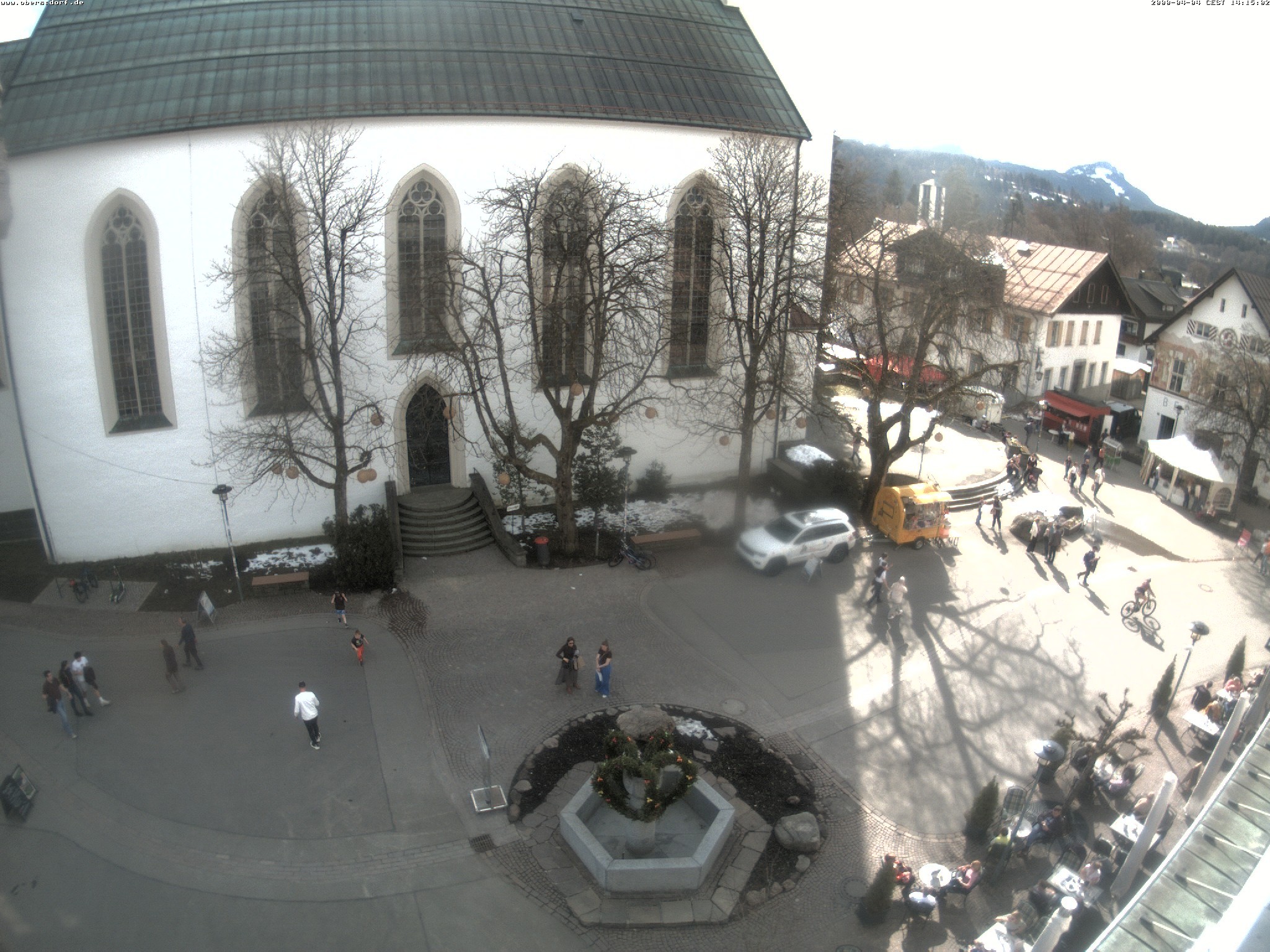 Archiv Foto Webcam Oberstdorf Markplatz