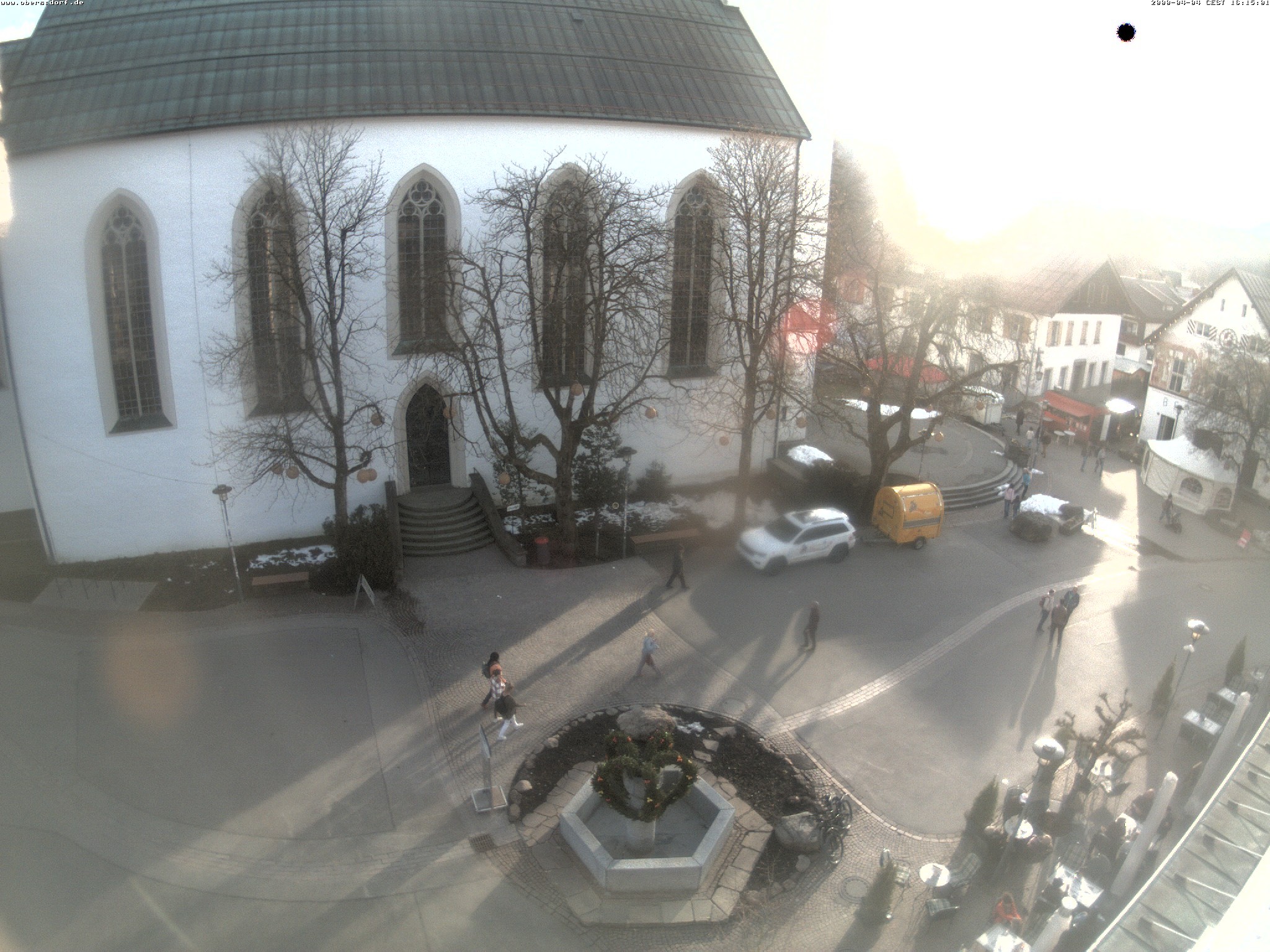 Archiv Foto Webcam Oberstdorf Markplatz
