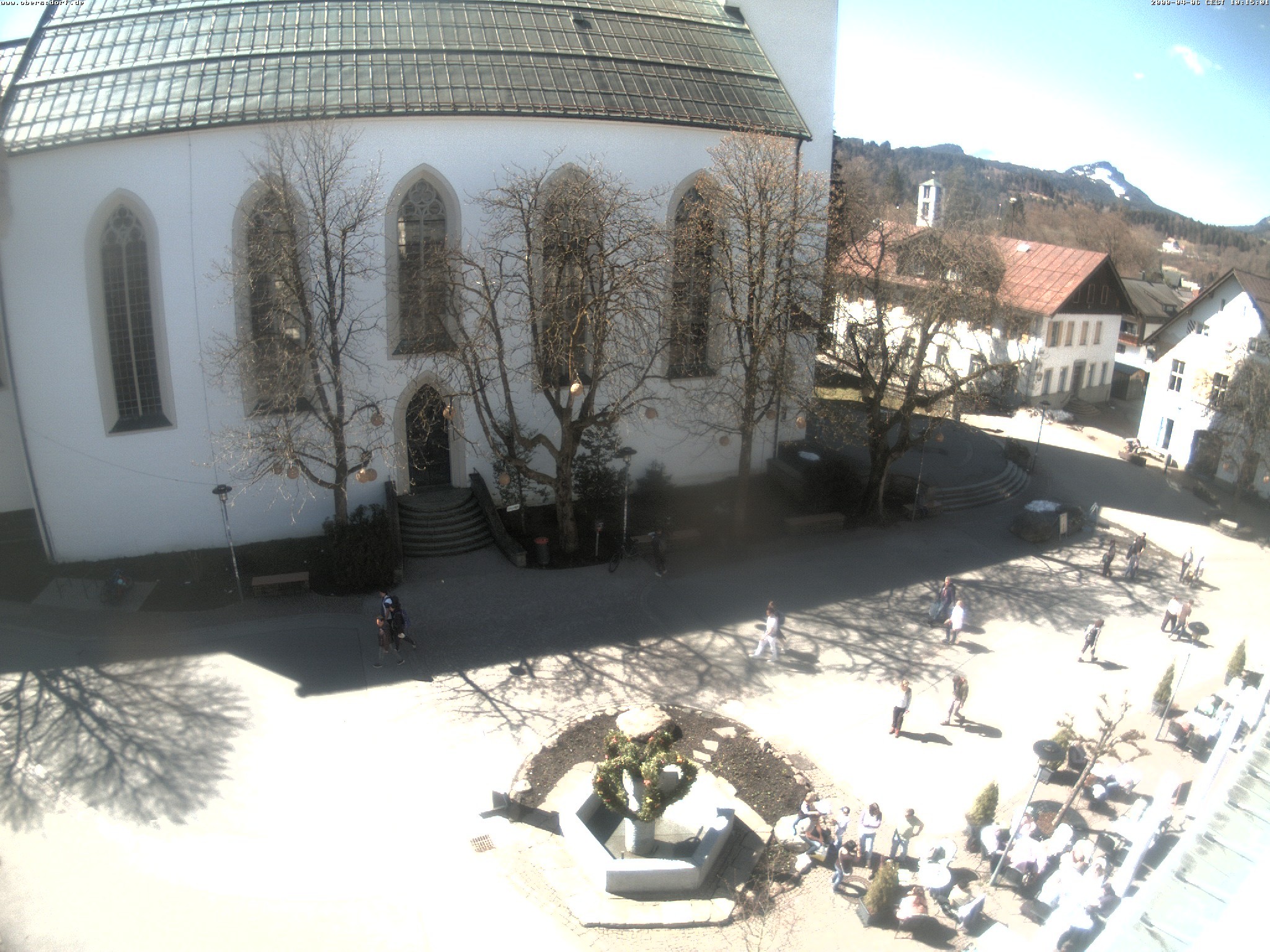 Archiv Foto Webcam Oberstdorf Markplatz