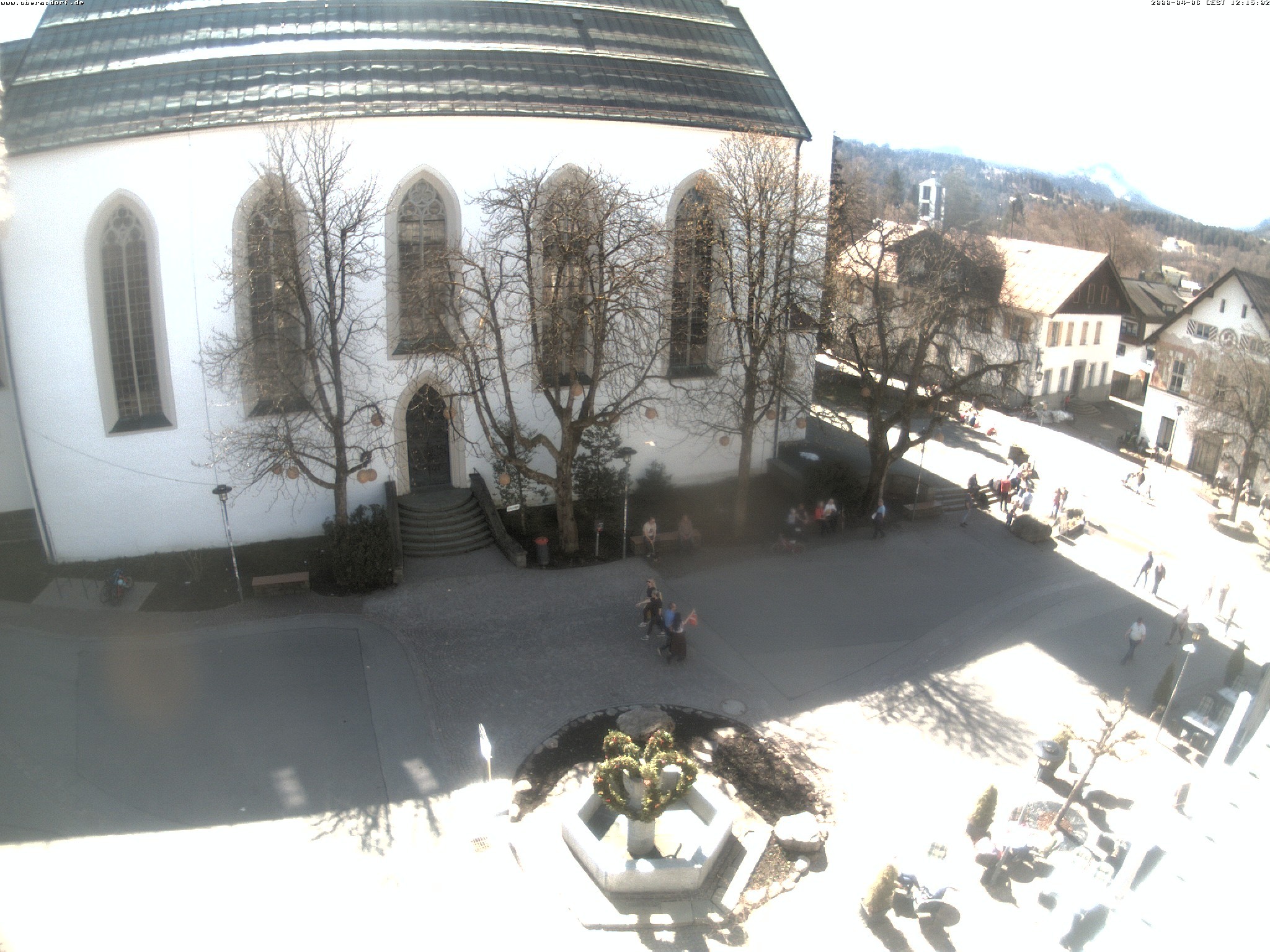 Archiv Foto Webcam Oberstdorf Markplatz