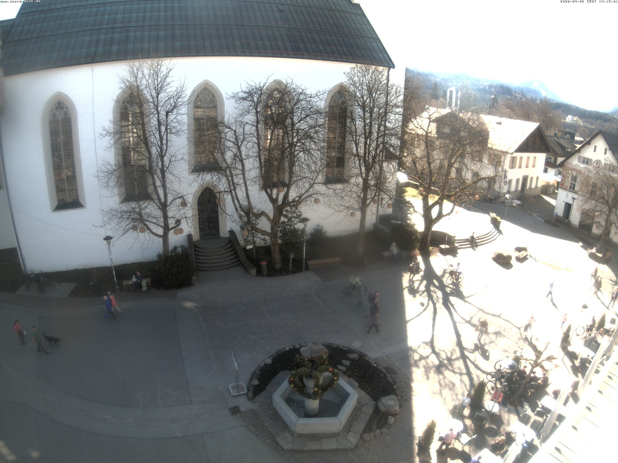 Archiv Foto Webcam Oberstdorf Markplatz