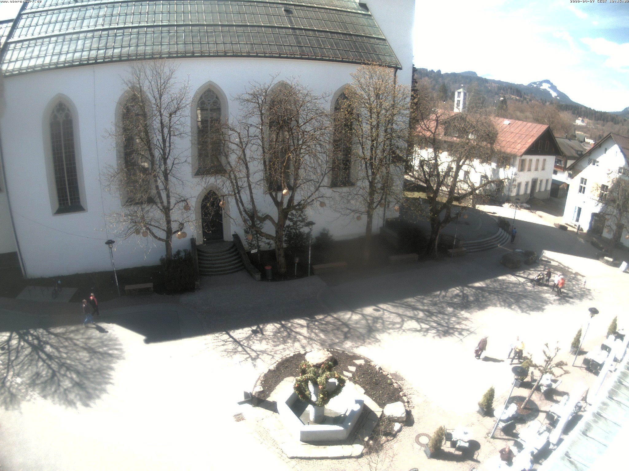 Archiv Foto Webcam Oberstdorf Markplatz