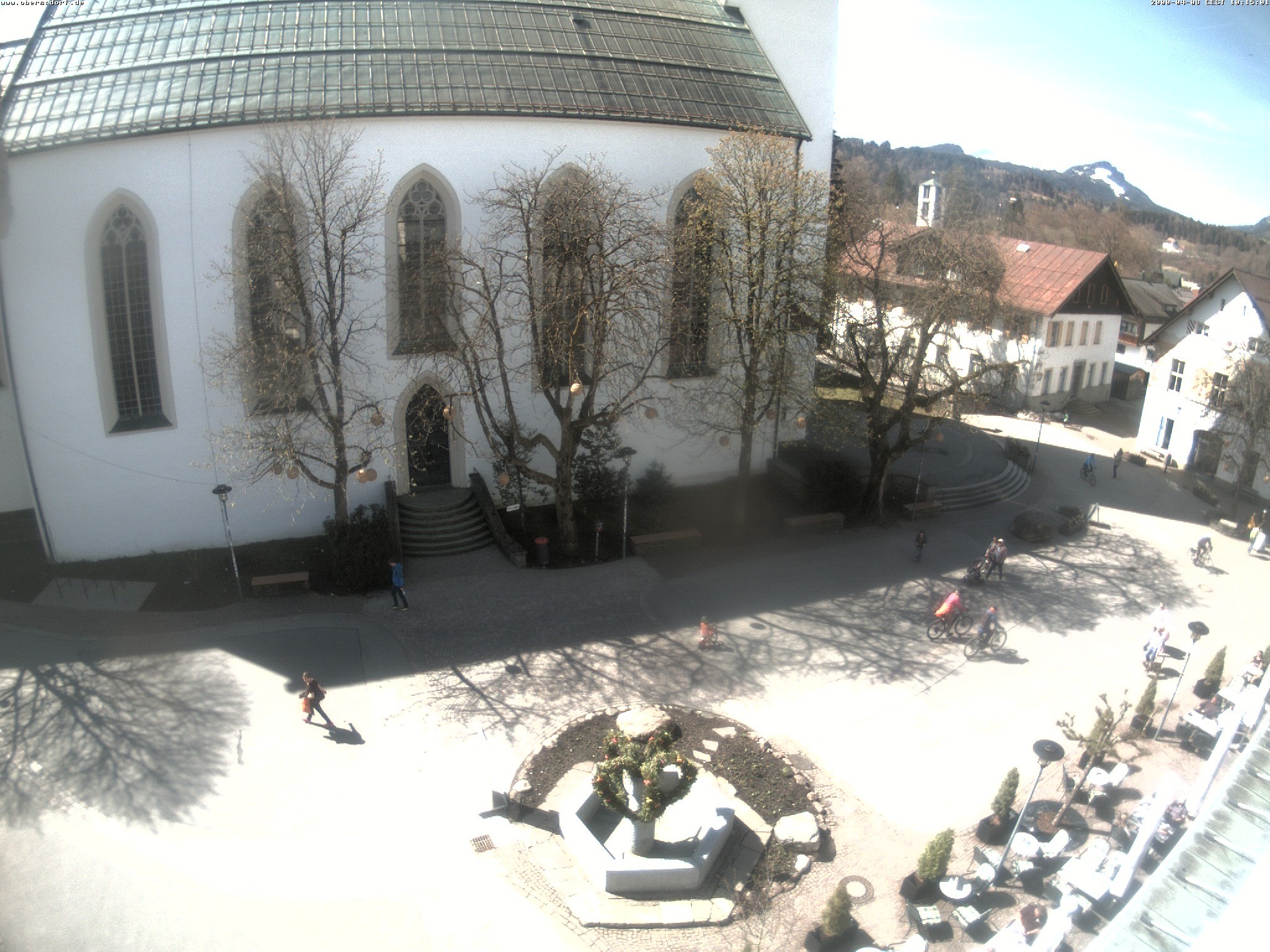 Archiv Foto Webcam Oberstdorf Markplatz