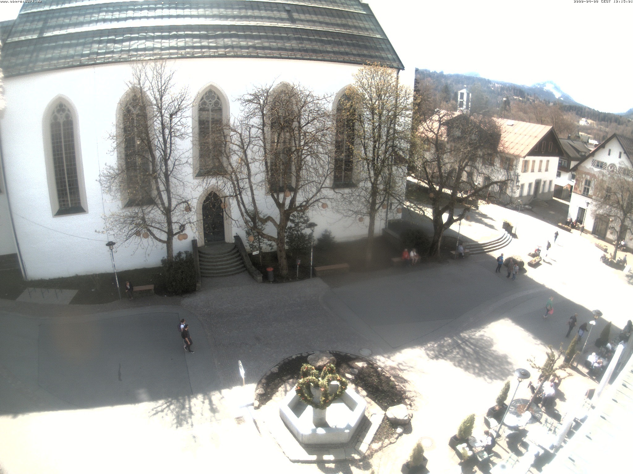 Archiv Foto Webcam Oberstdorf Markplatz