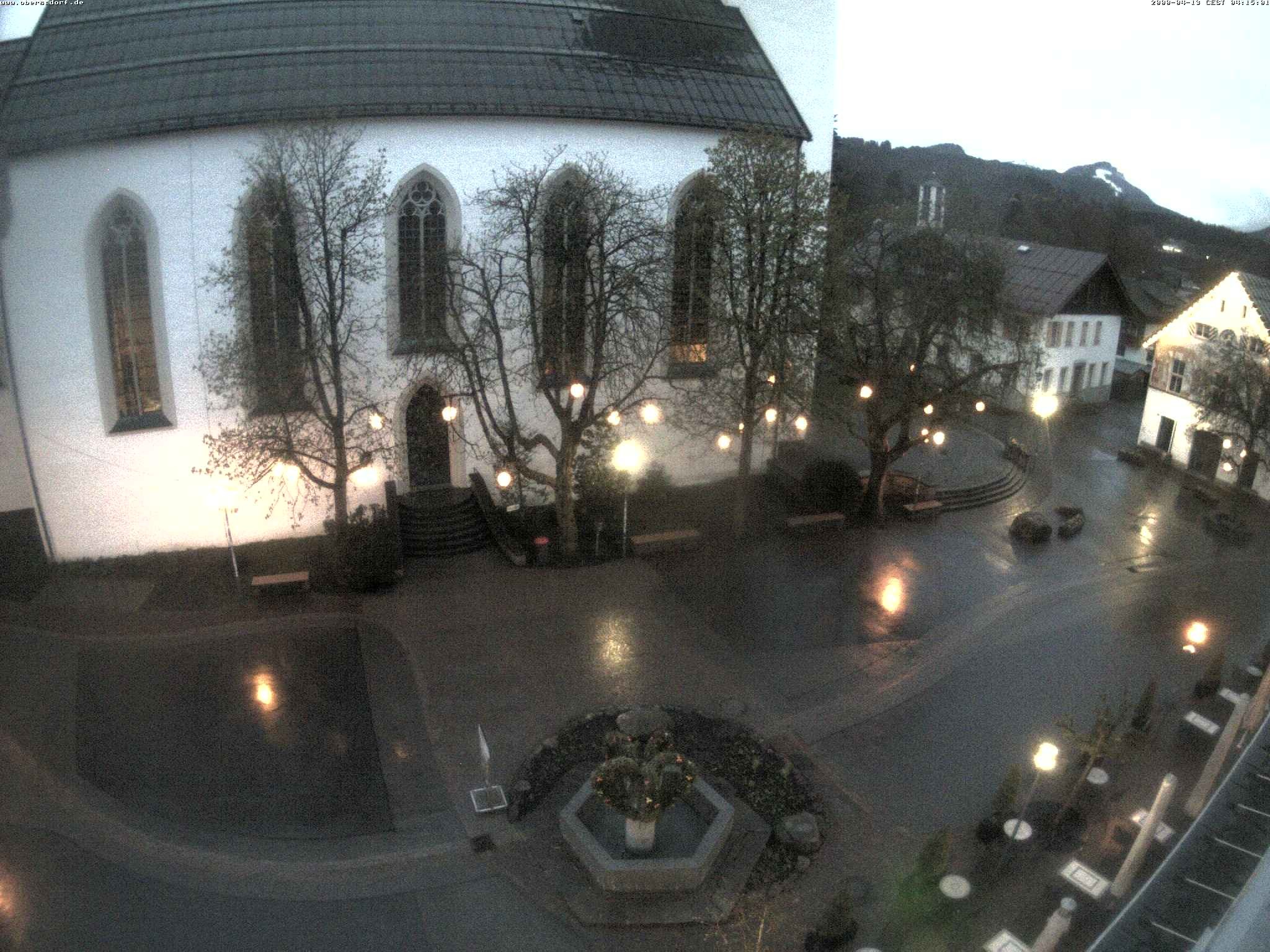 Archiv Foto Webcam Oberstdorf Markplatz