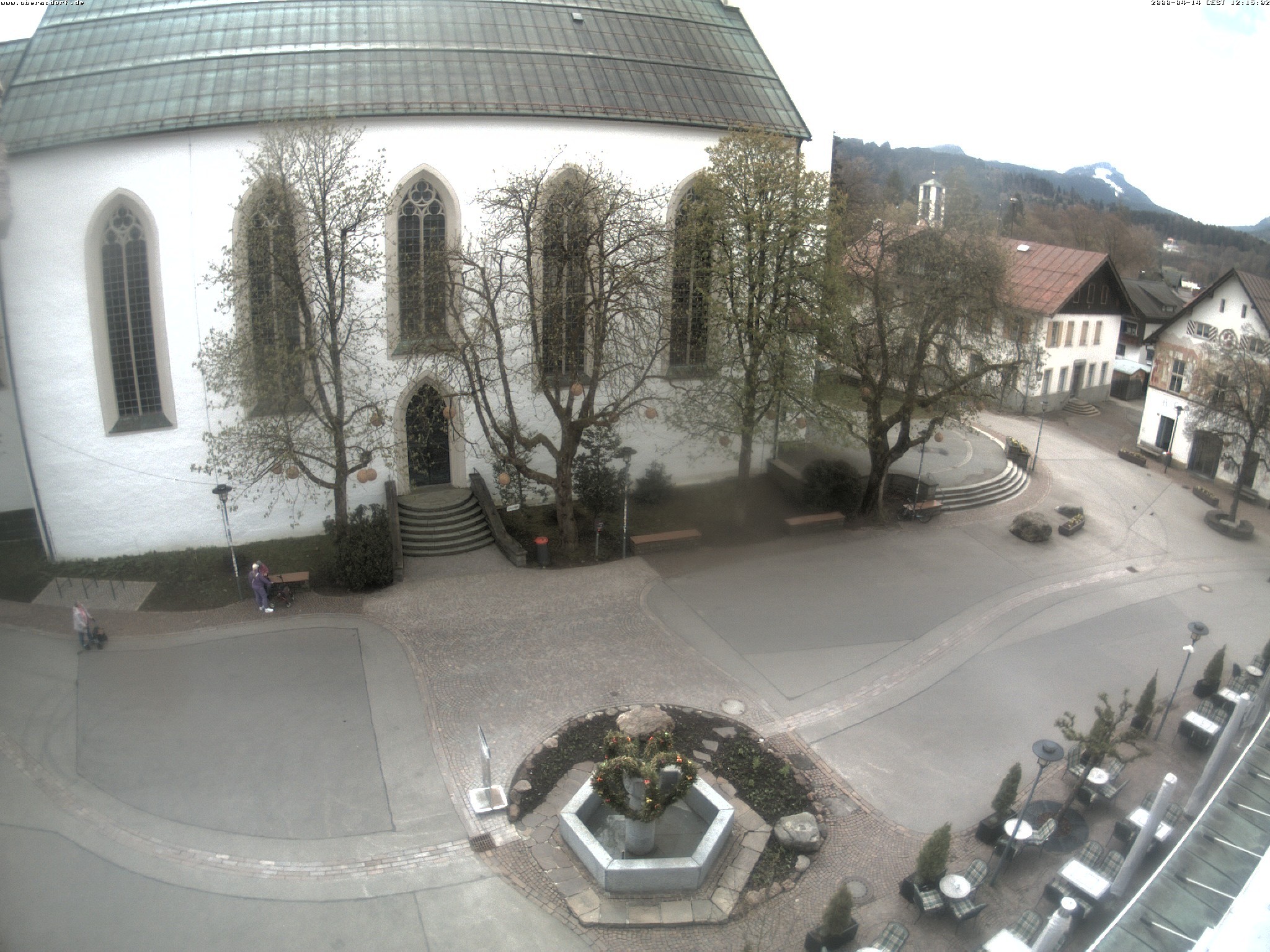 Archived image Webcam Oberstdorf Town Square