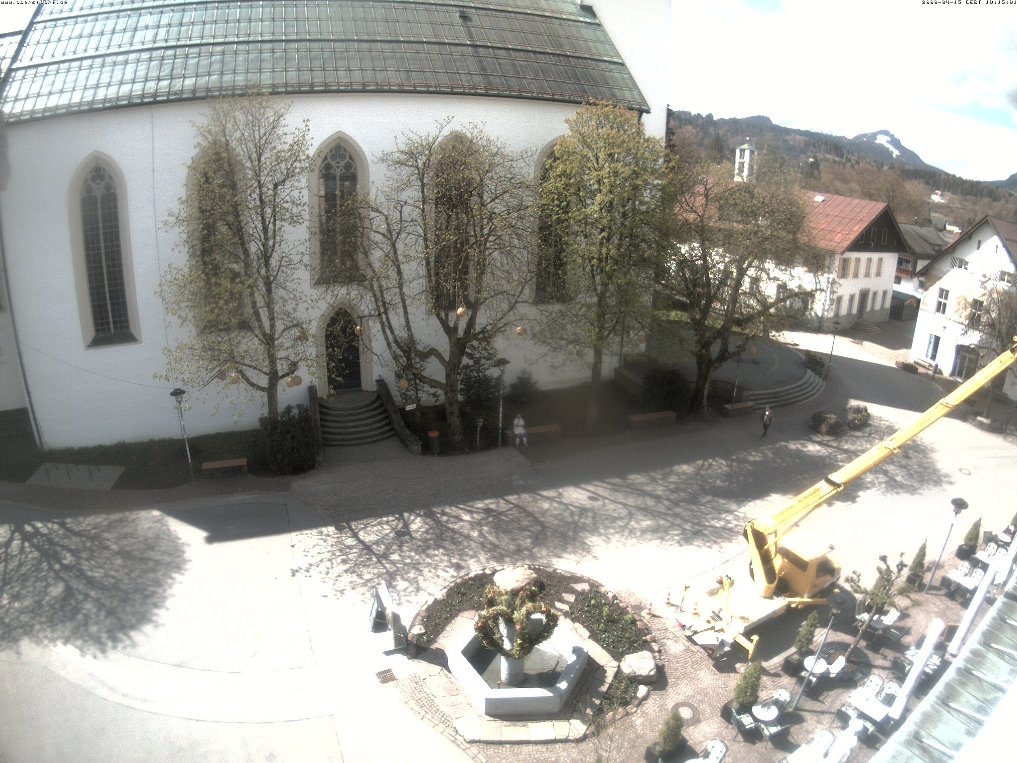Archived image Webcam Oberstdorf Town Square