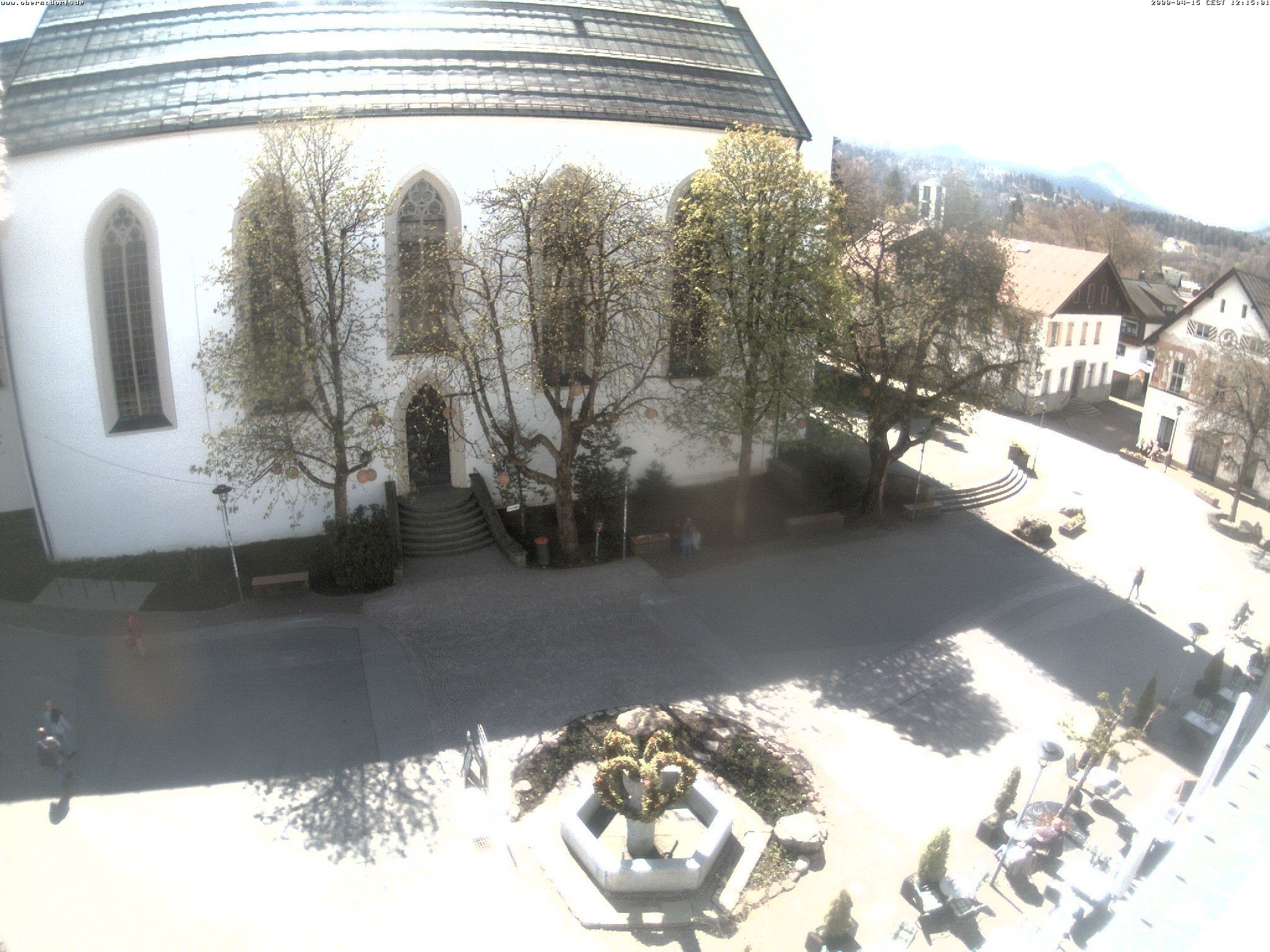 Archived image Webcam Oberstdorf Town Square