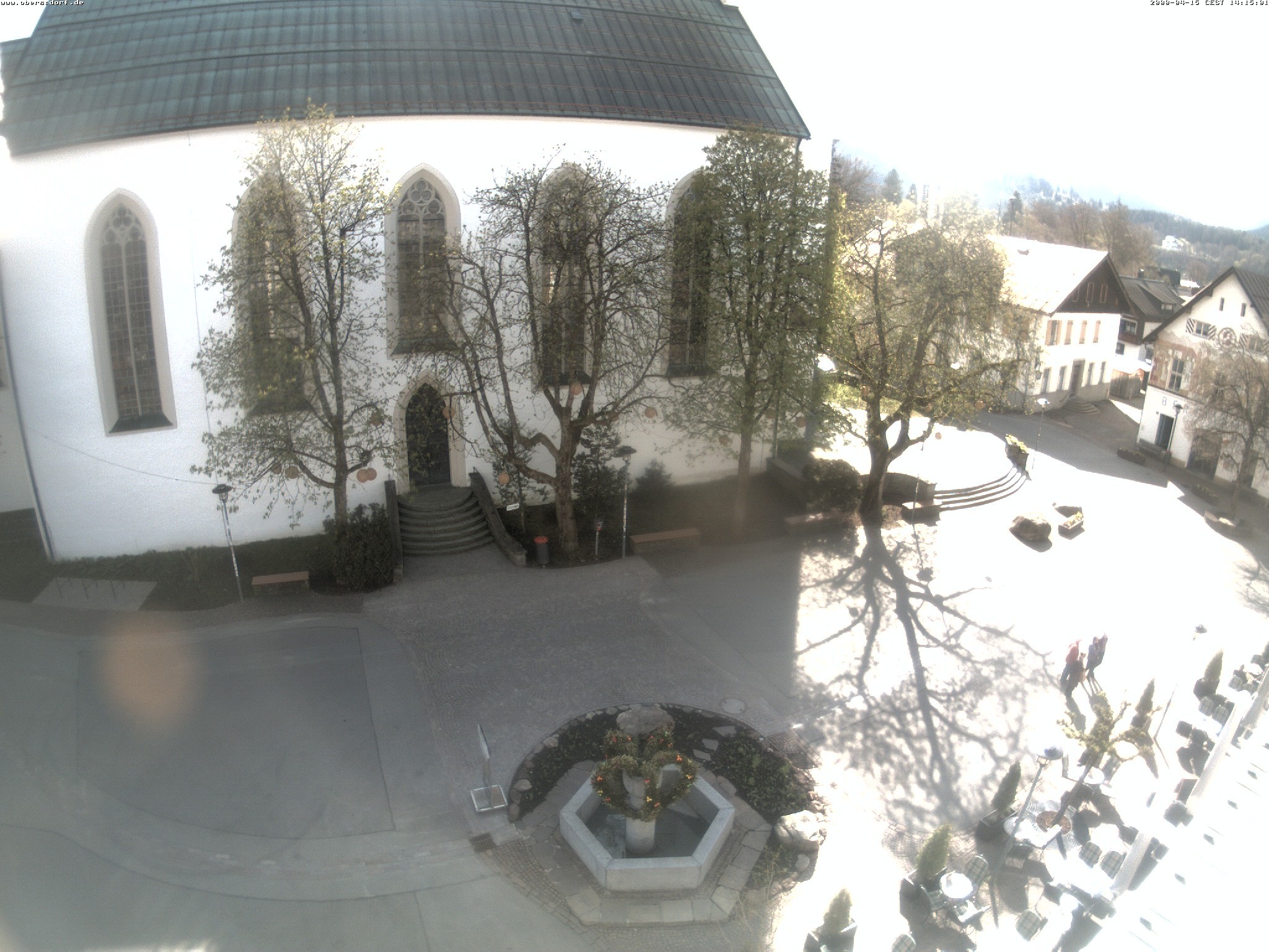 Archived image Webcam Oberstdorf Town Square