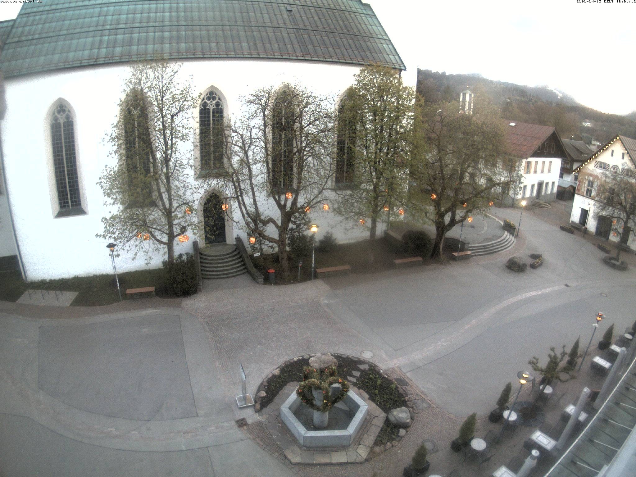 Archived image Webcam Oberstdorf Town Square