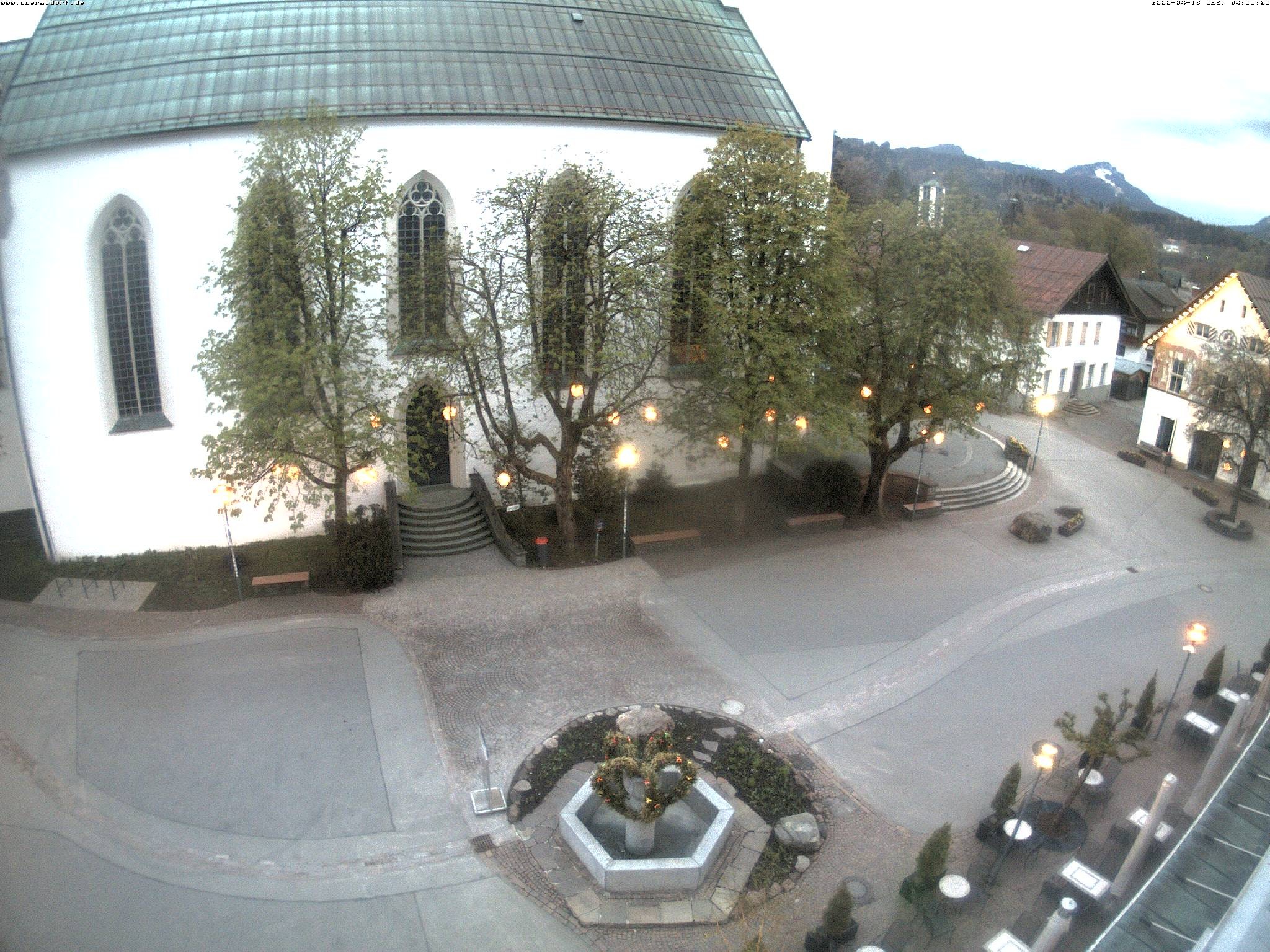 Archiv Foto Webcam Oberstdorf Markplatz
