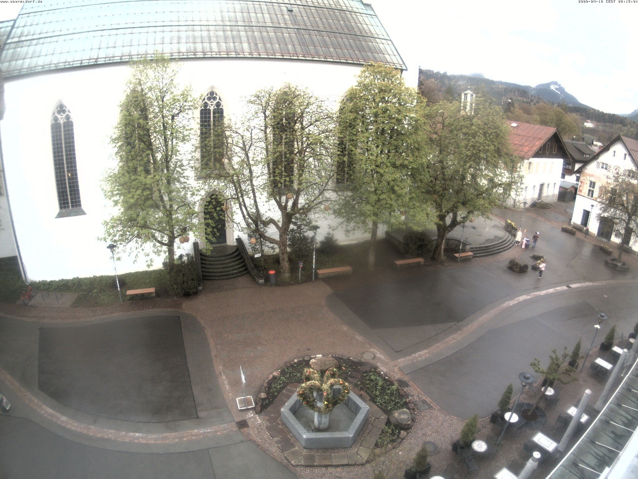 Archiv Foto Webcam Oberstdorf Markplatz