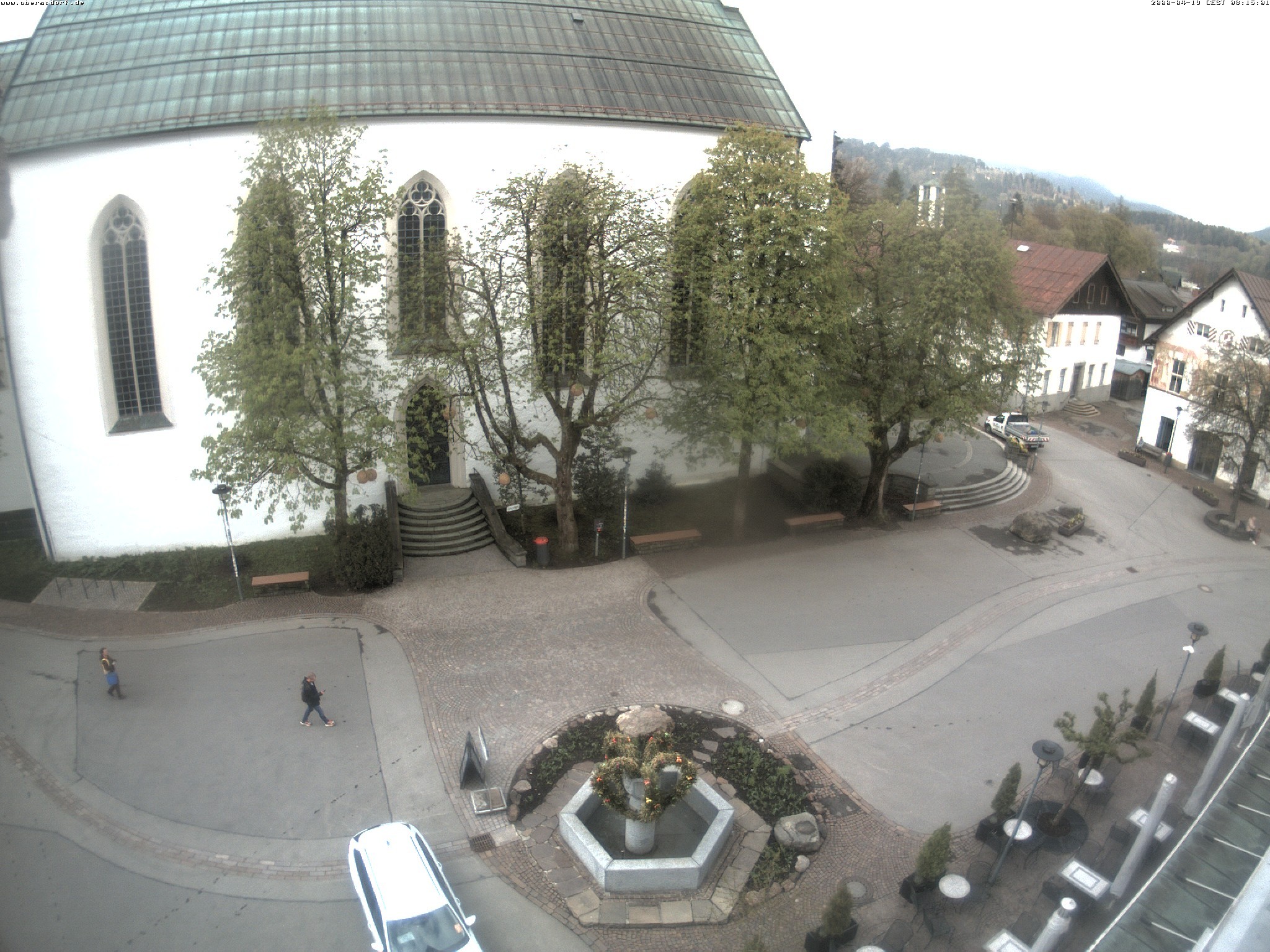 Archiv Foto Webcam Oberstdorf Markplatz