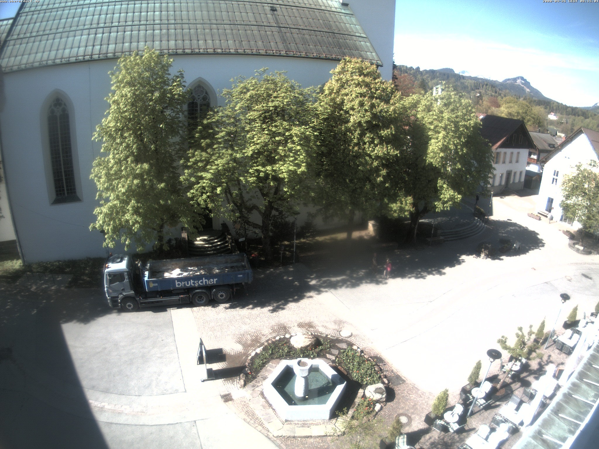 Archiv Foto Webcam Oberstdorf Markplatz