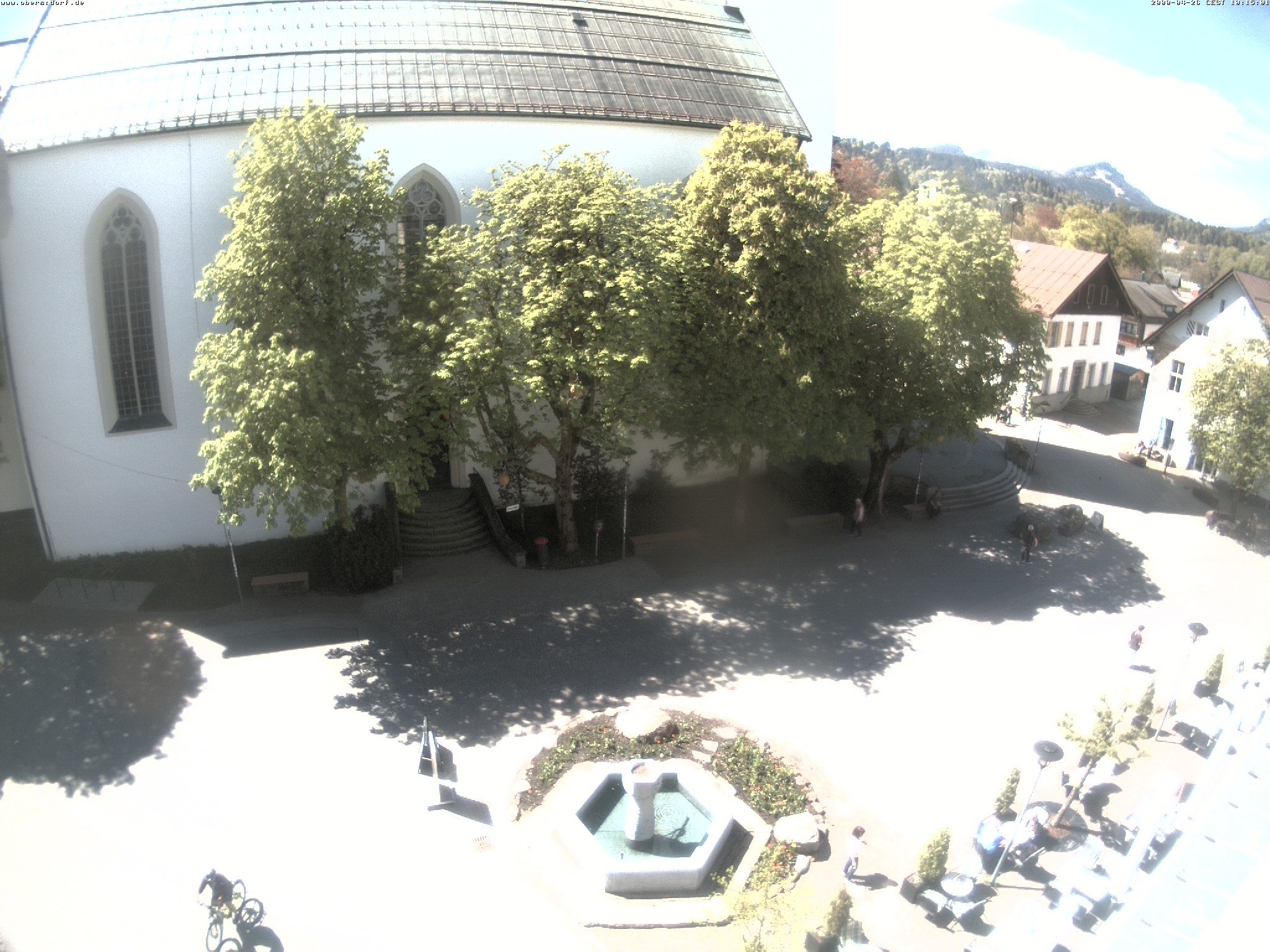 Archiv Foto Webcam Oberstdorf Markplatz