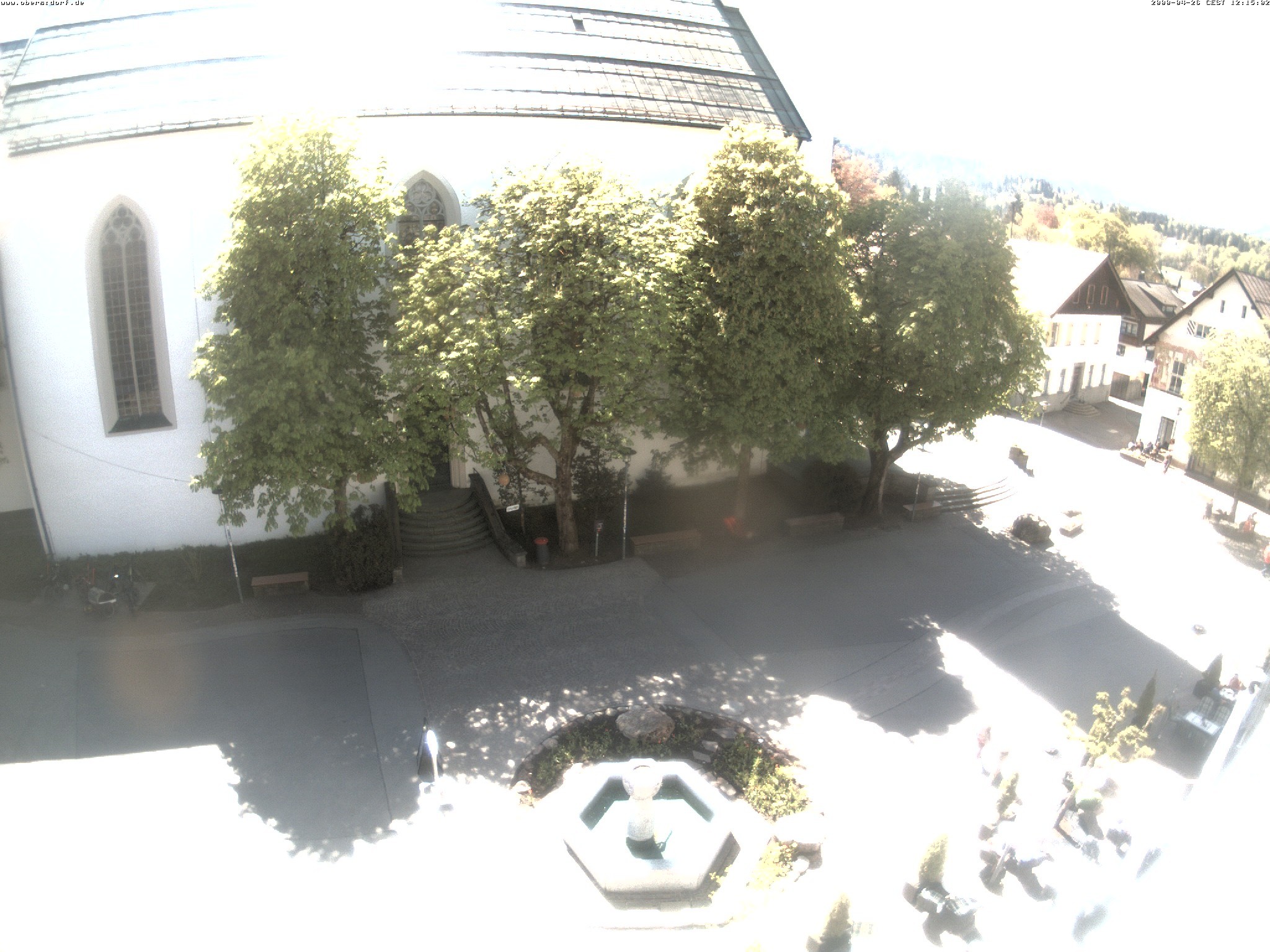 Archiv Foto Webcam Oberstdorf Markplatz