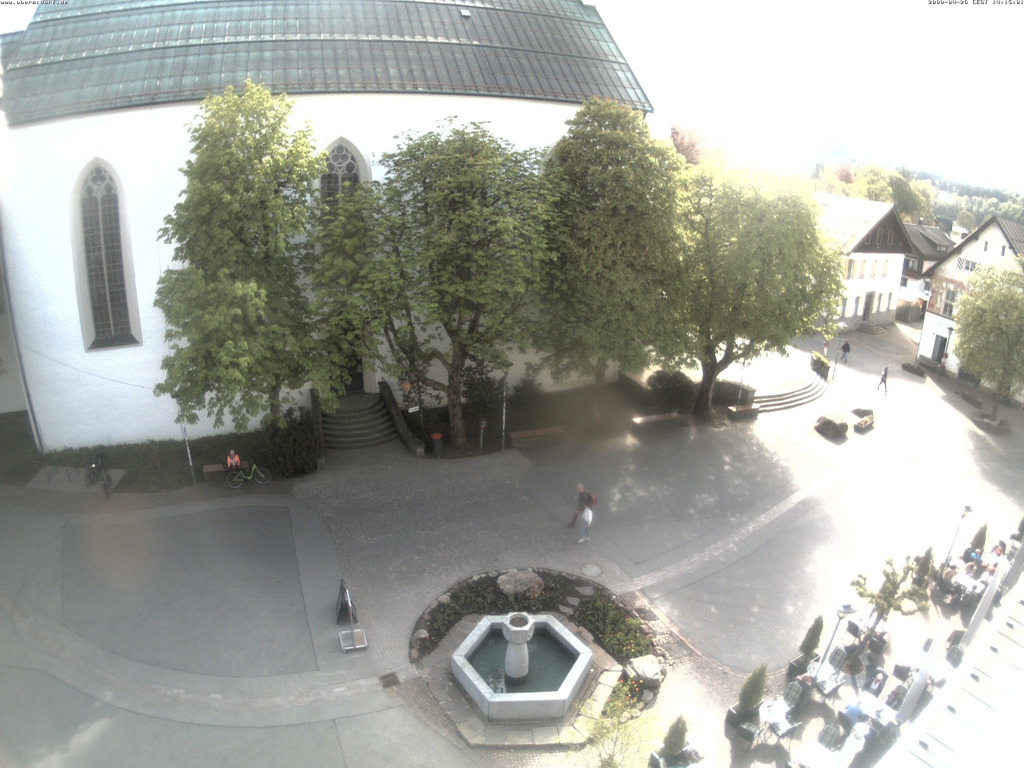 Archiv Foto Webcam Oberstdorf Markplatz
